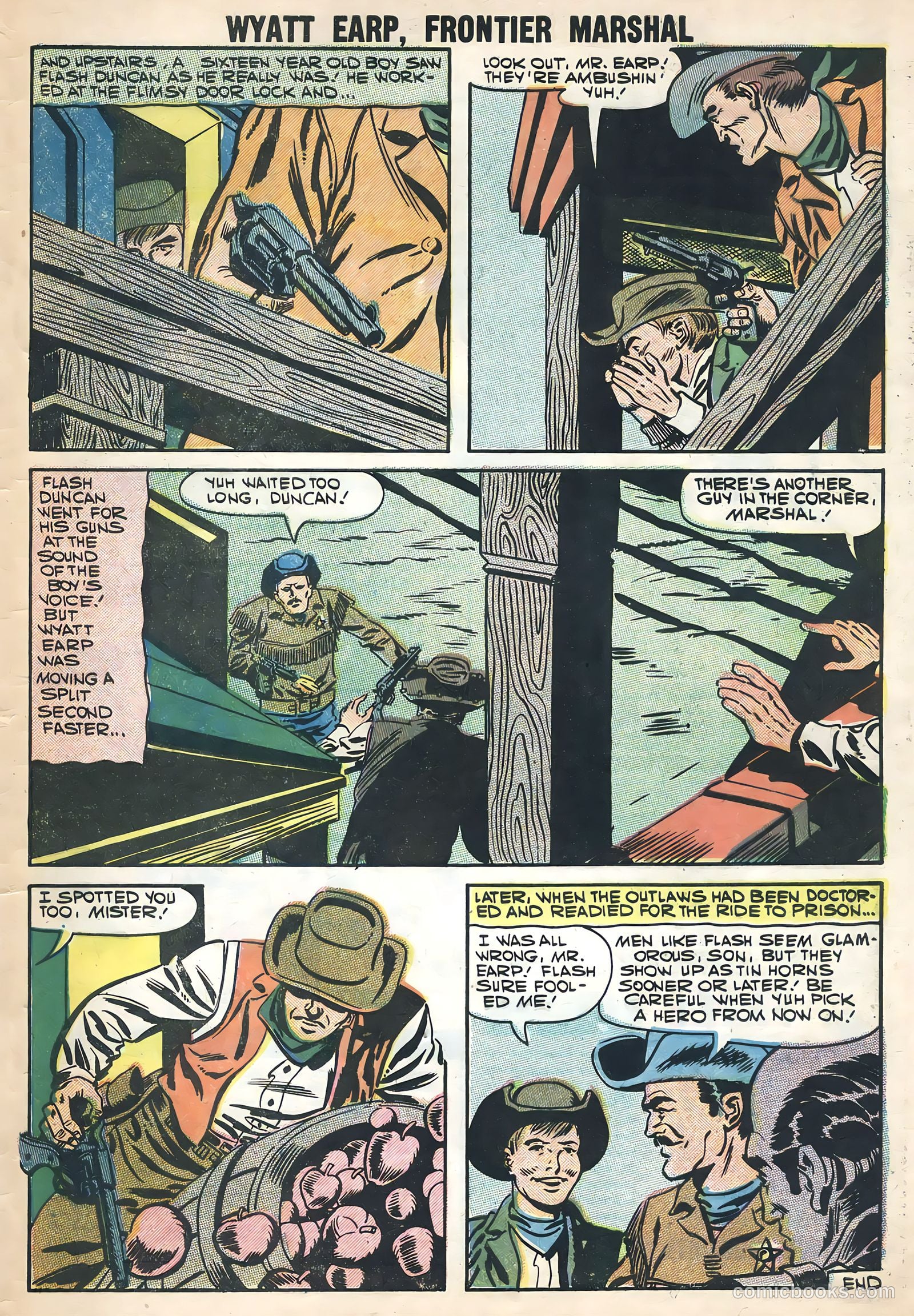 Wyatt Earp #17 (1957) — page 33 of 36