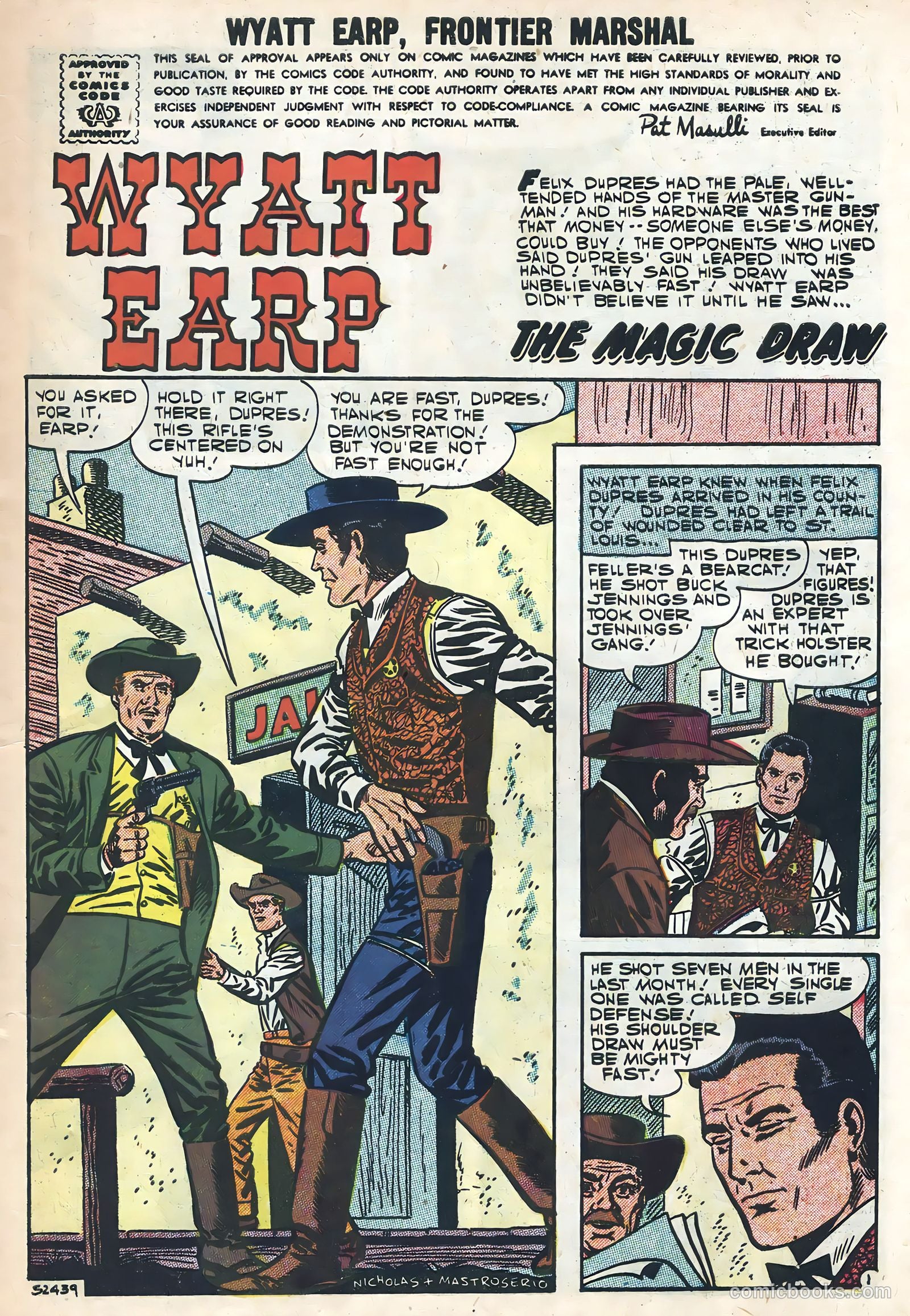 Wyatt Earp #18 (1957) — page 3 of 36
