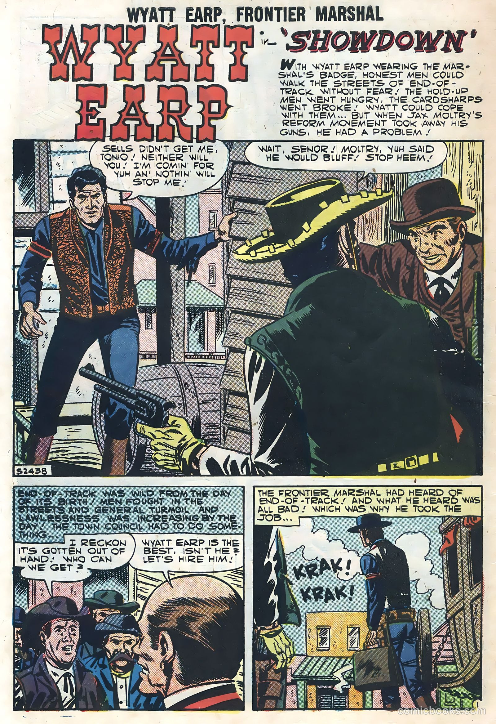 Wyatt Earp #18 (1957) — page 10 of 36