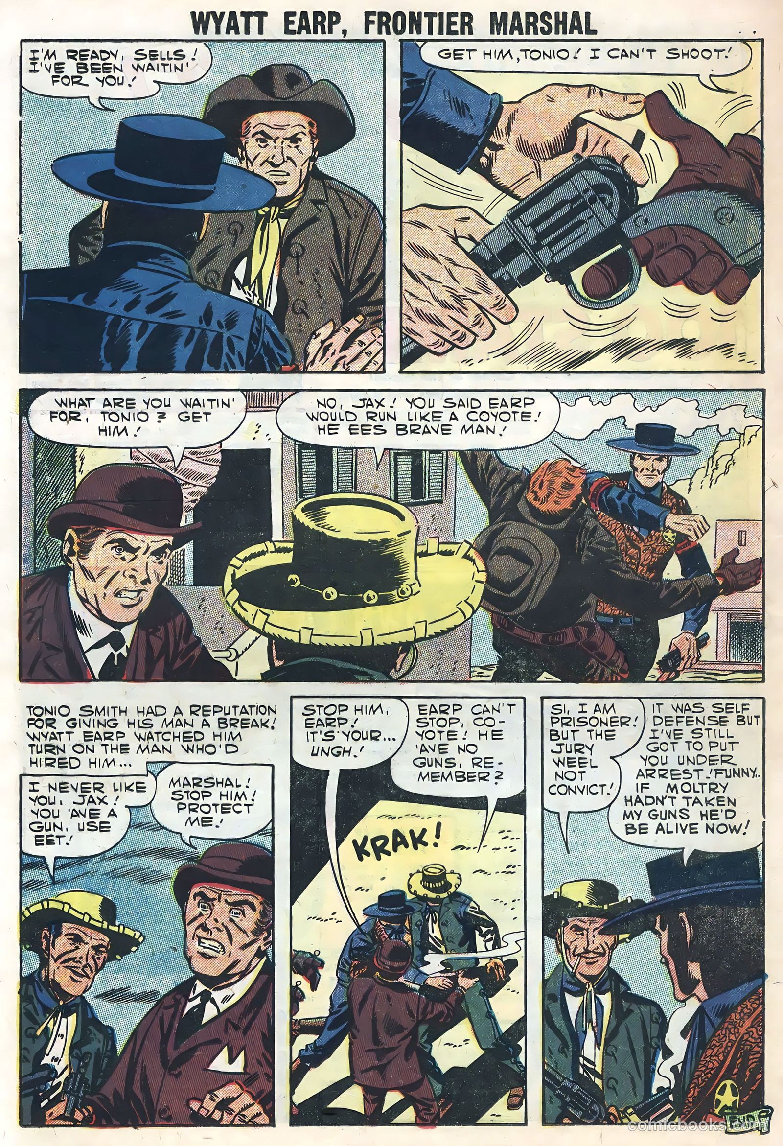 Wyatt Earp #18 (1957) — page 16 of 36