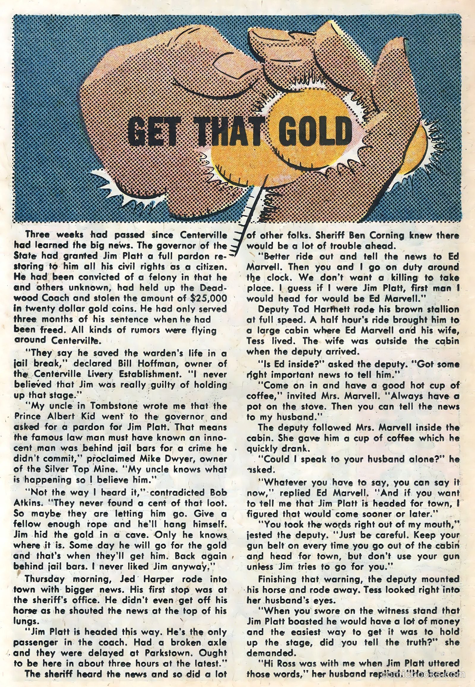 Wyatt Earp #18 (1957) — page 18 of 36
