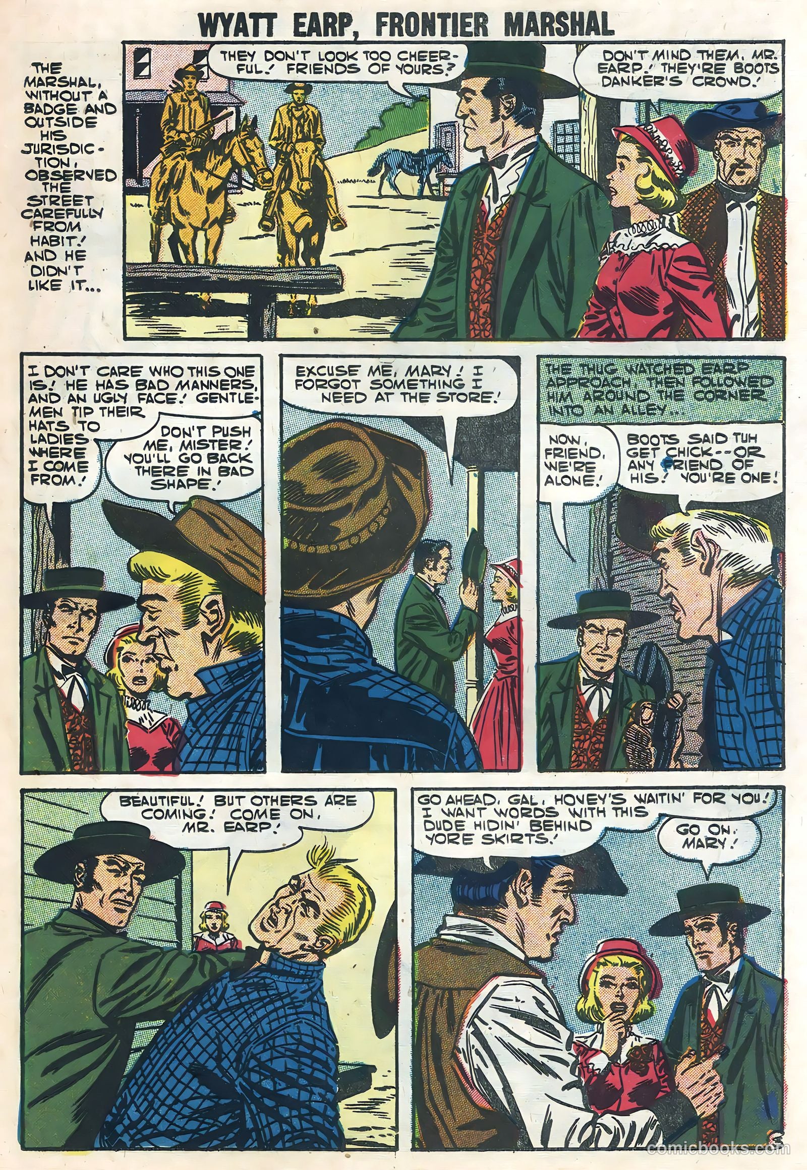Wyatt Earp #18 (1957) — page 23 of 36