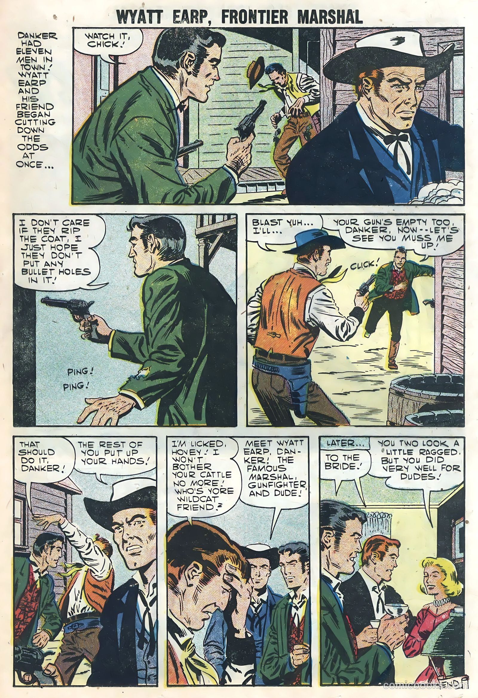 Wyatt Earp #18 (1957) — page 25 of 36