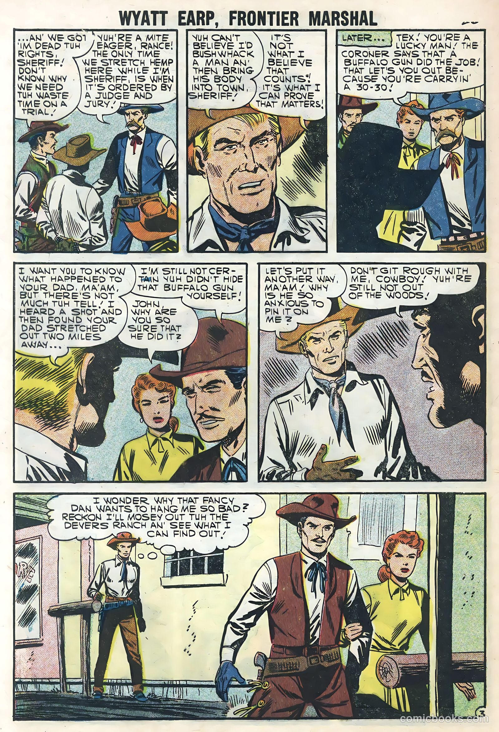 Wyatt Earp #18 (1957) — page 28 of 36