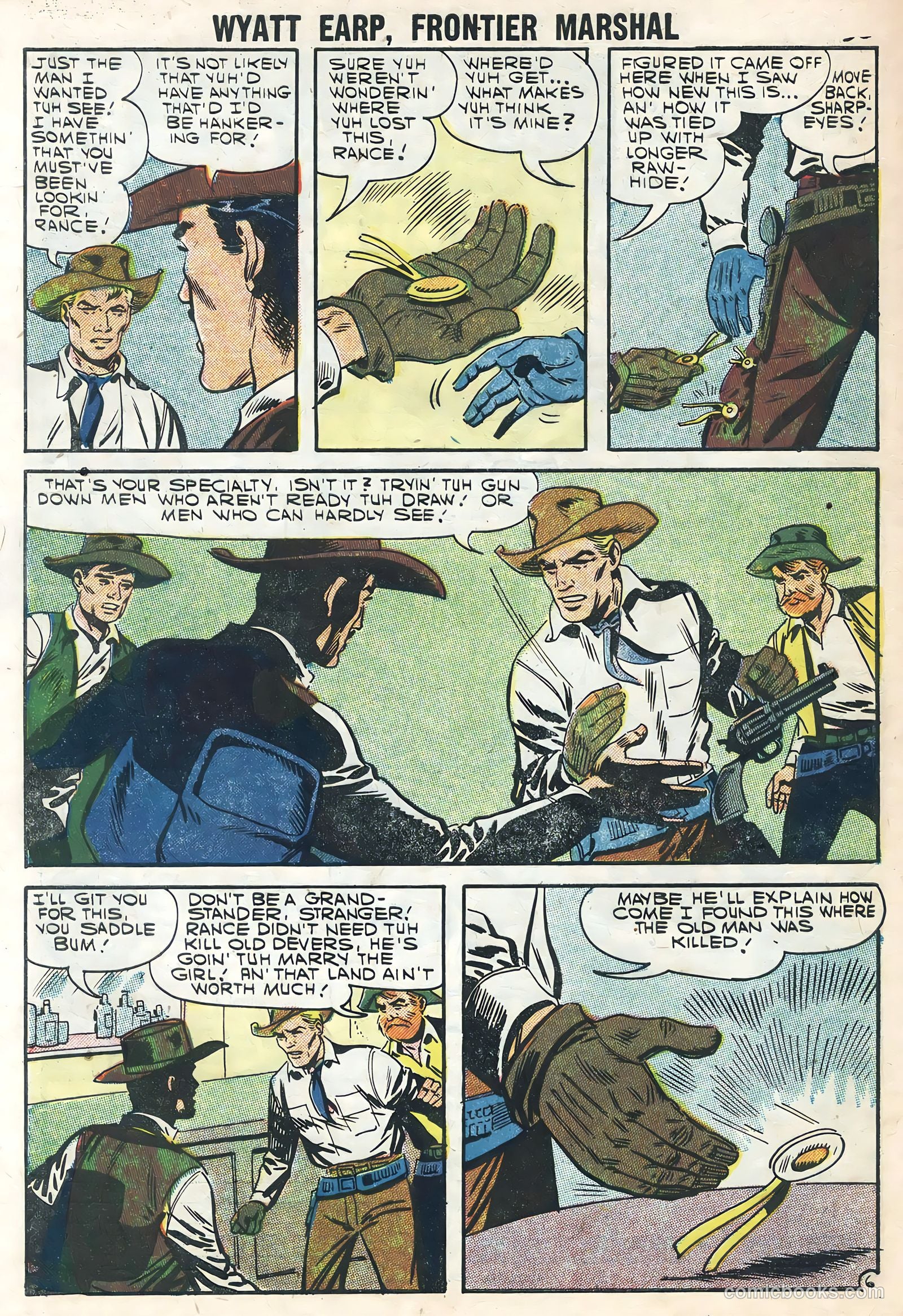 Wyatt Earp #18 (1957) — page 32 of 36