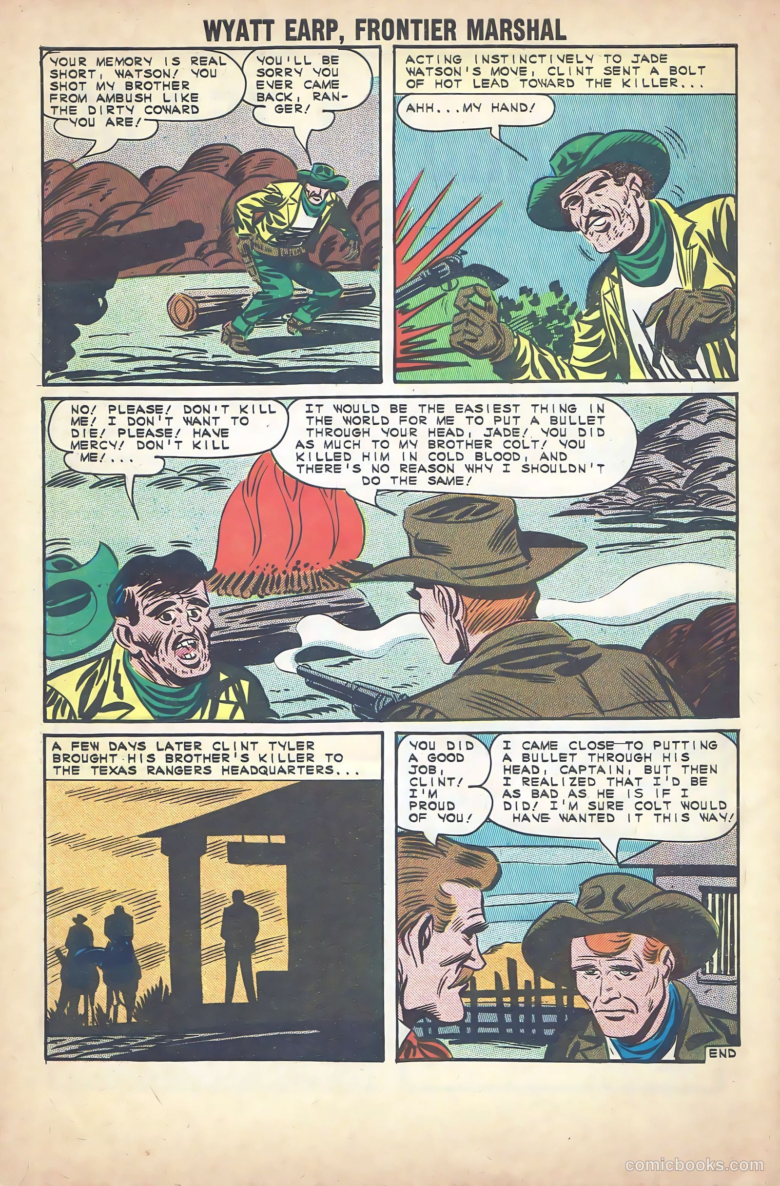 Wyatt Earp #18 (1964) — page 32 of 36
