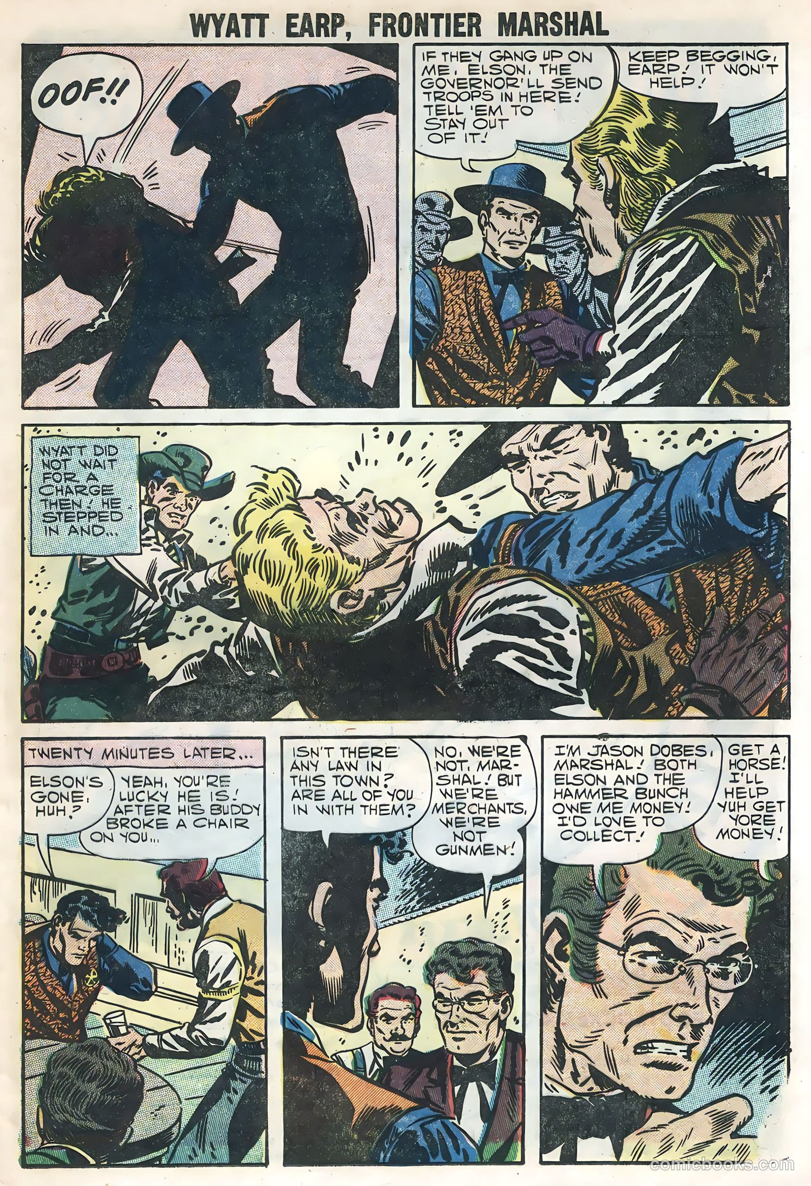 Wyatt Earp #19 (1958) — page 21 of 36