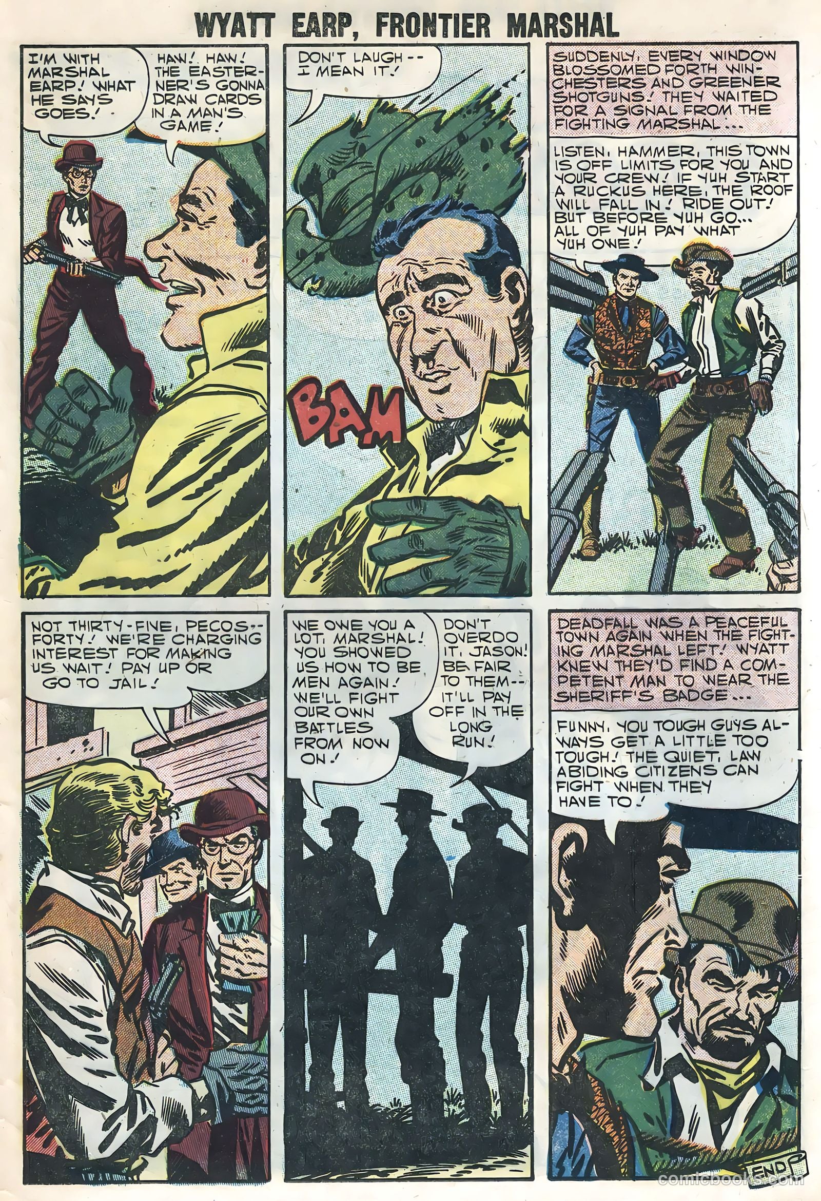 Wyatt Earp #19 (1958) — page 25 of 36