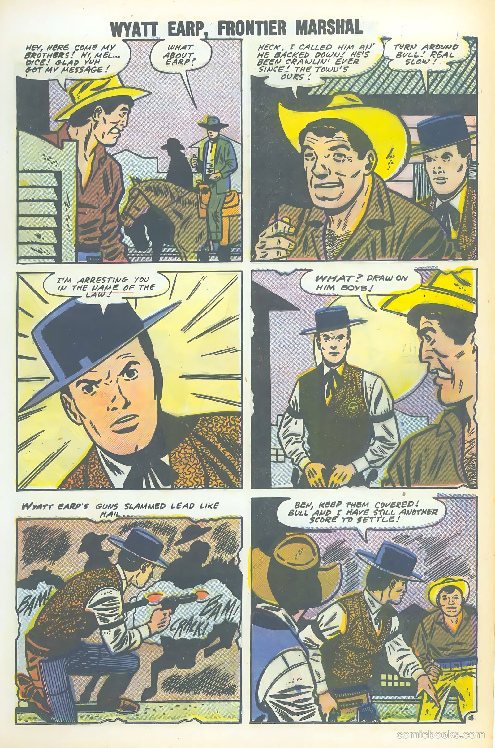 Wyatt Earp #20 (1958) — page 25 of 68