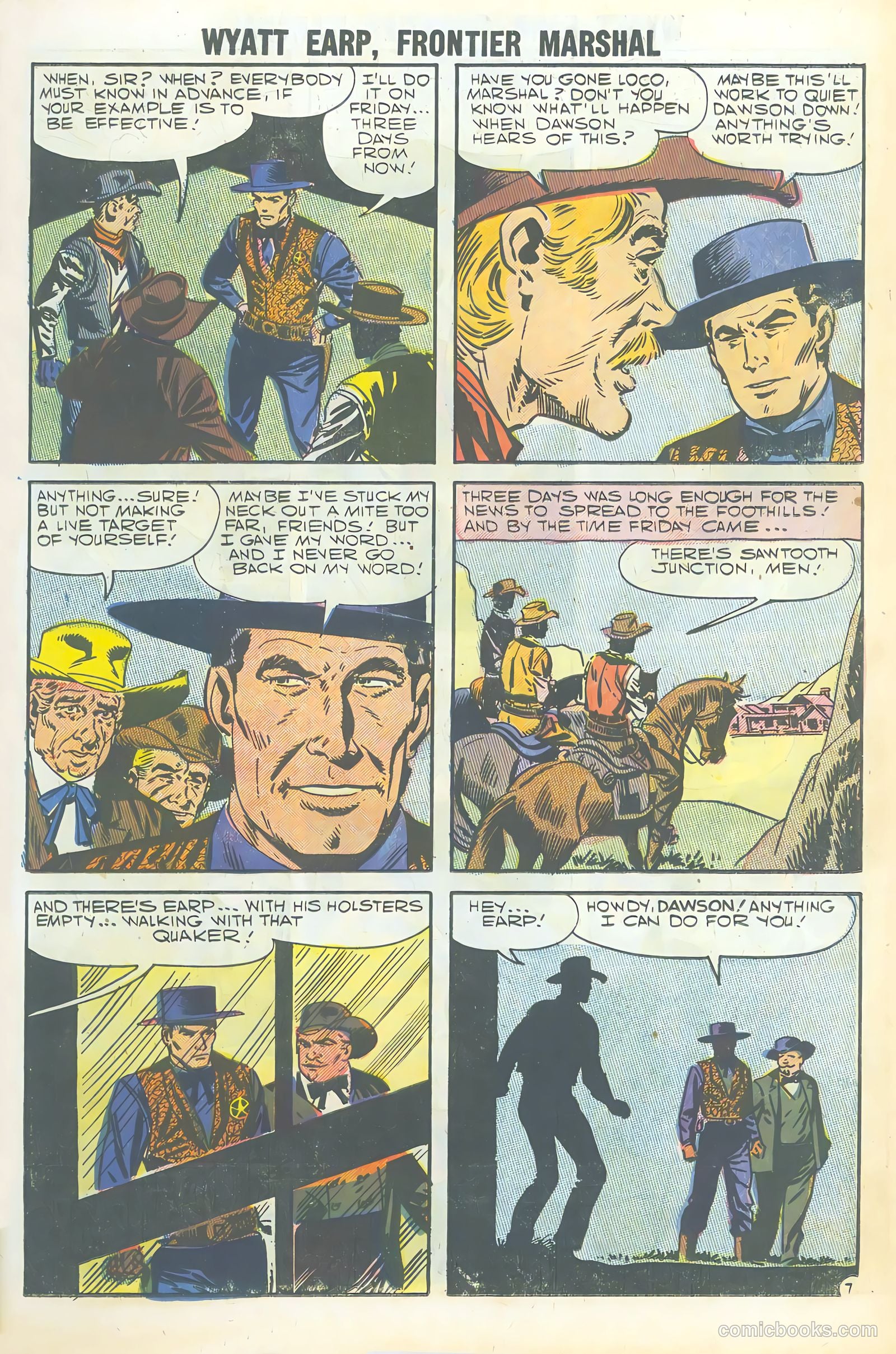 Wyatt Earp #20 (1958) — page 35 of 68