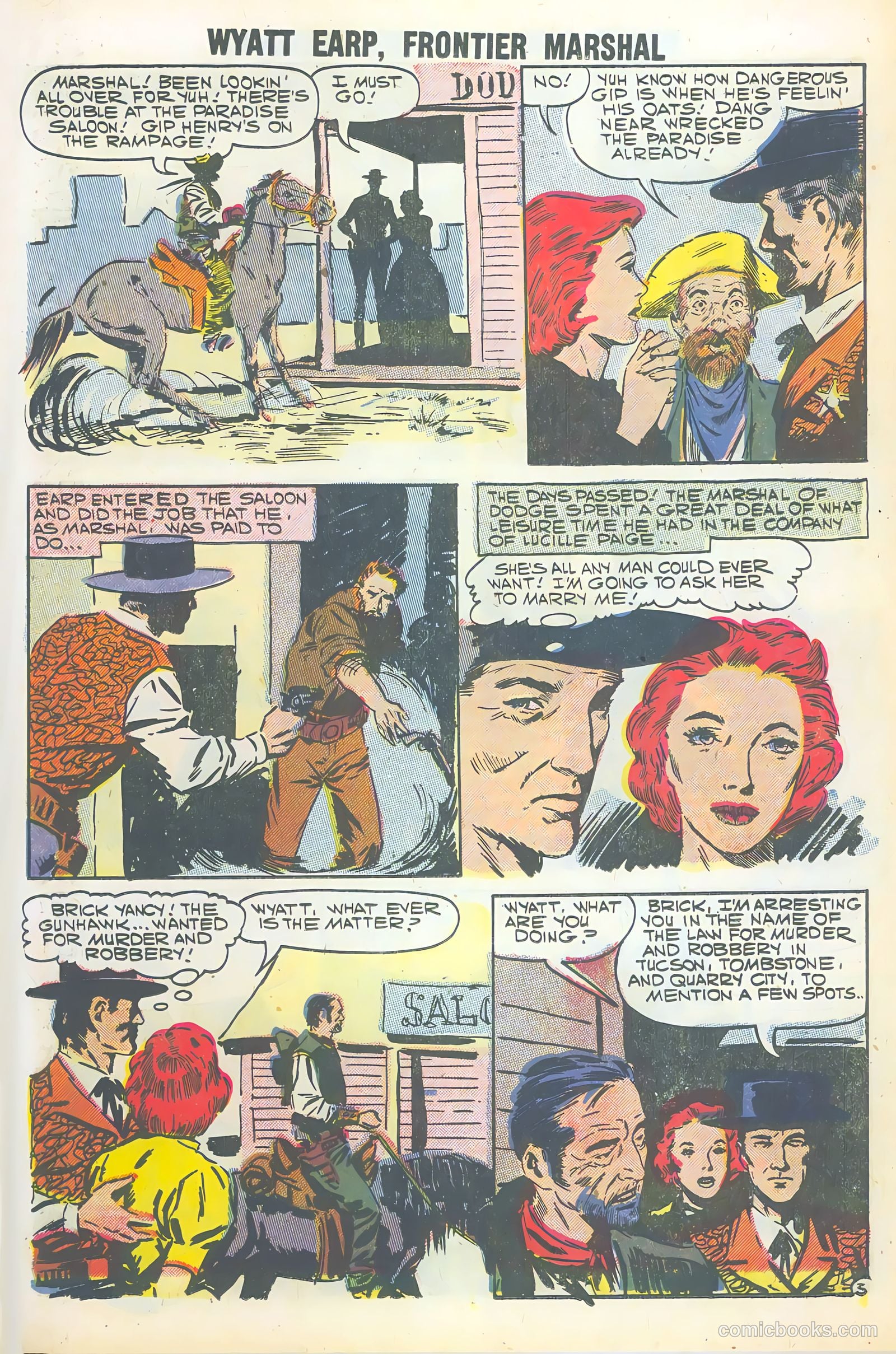 Wyatt Earp #20 (1958) — page 45 of 68