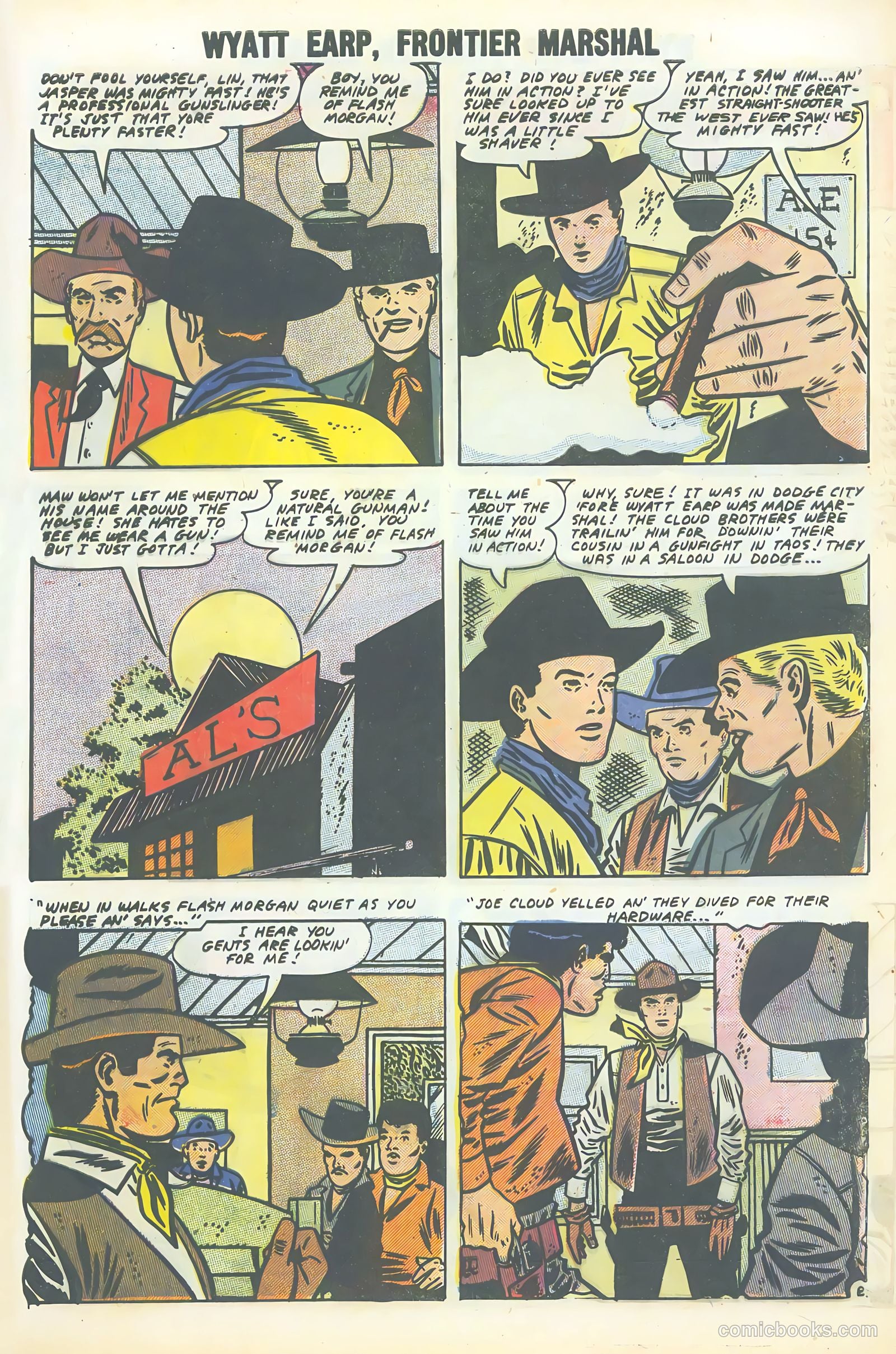 Wyatt Earp #20 (1958) — page 55 of 68