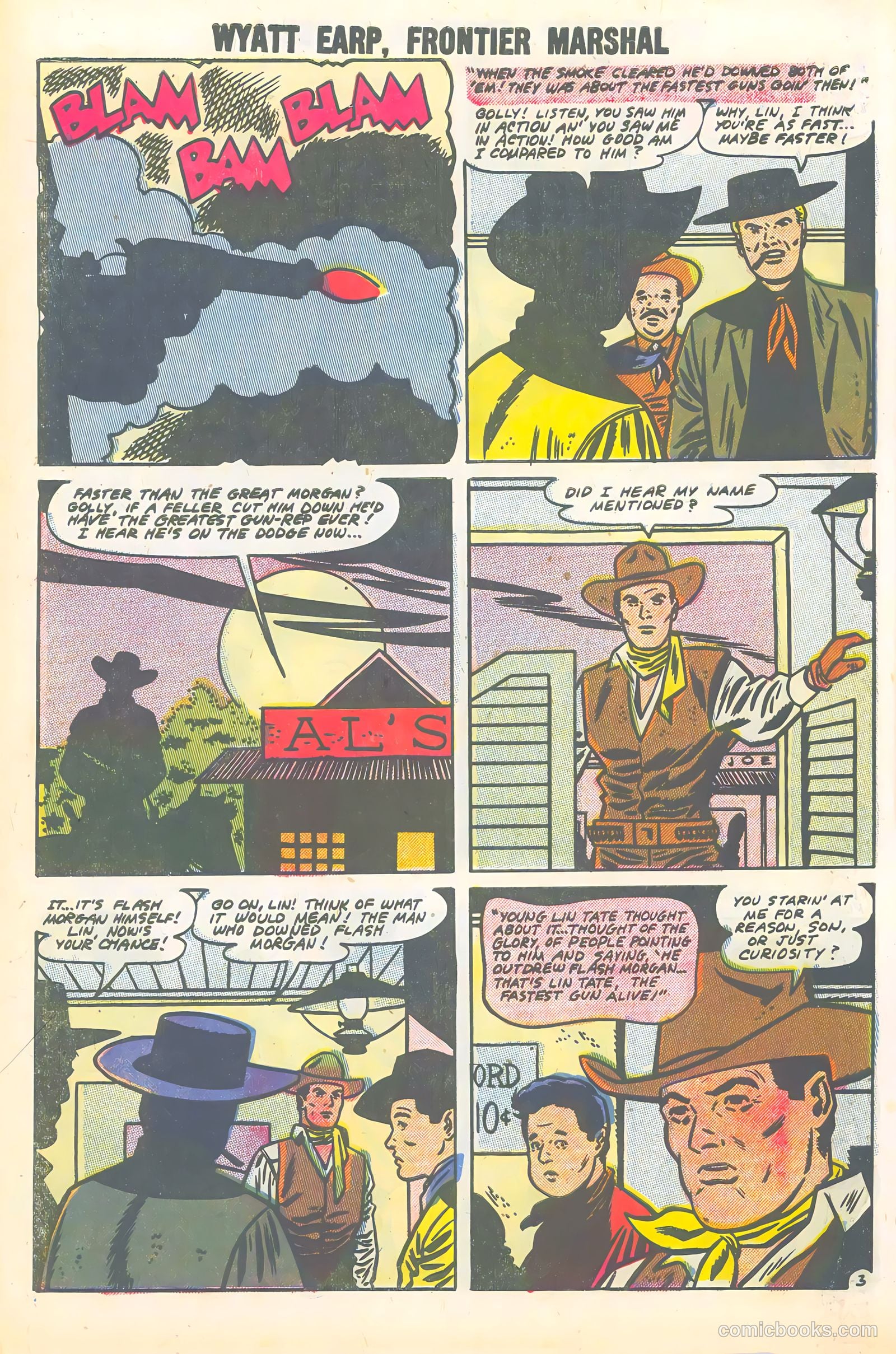 Wyatt Earp #20 (1958) — page 56 of 68