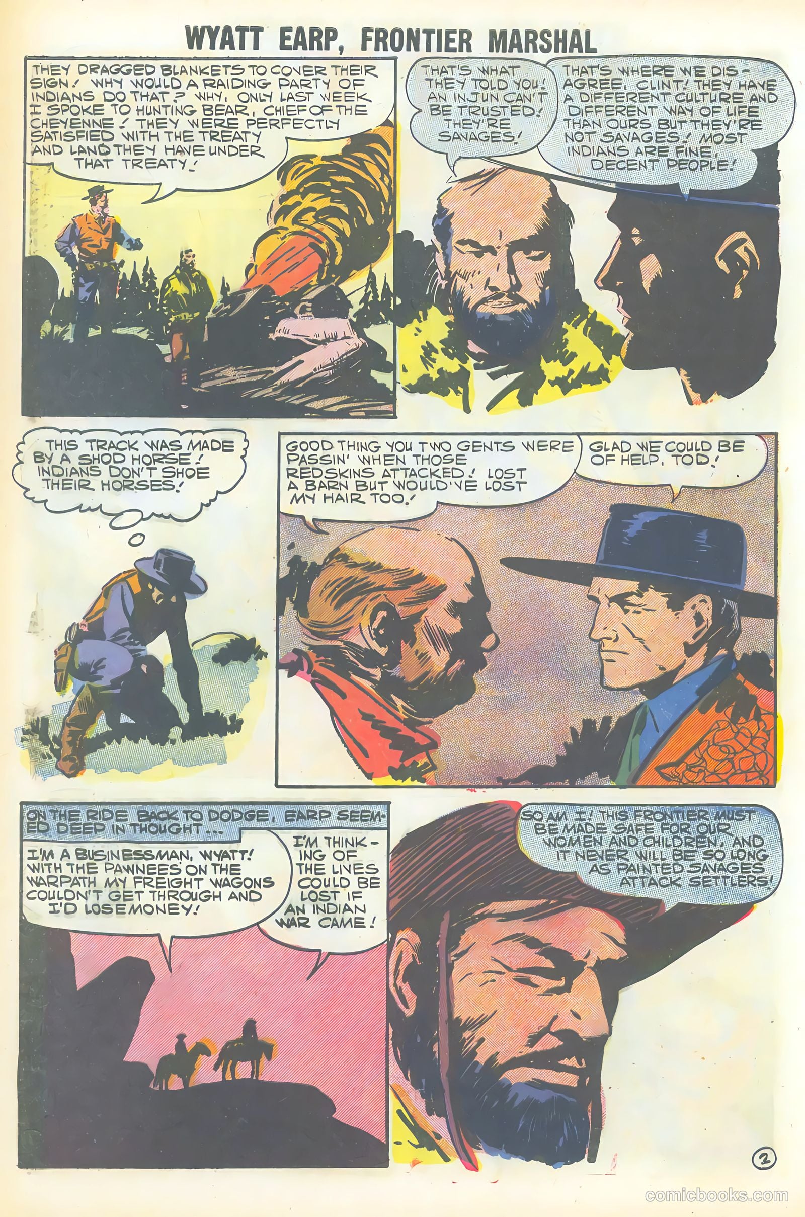 Wyatt Earp #20 (1958) — page 60 of 68