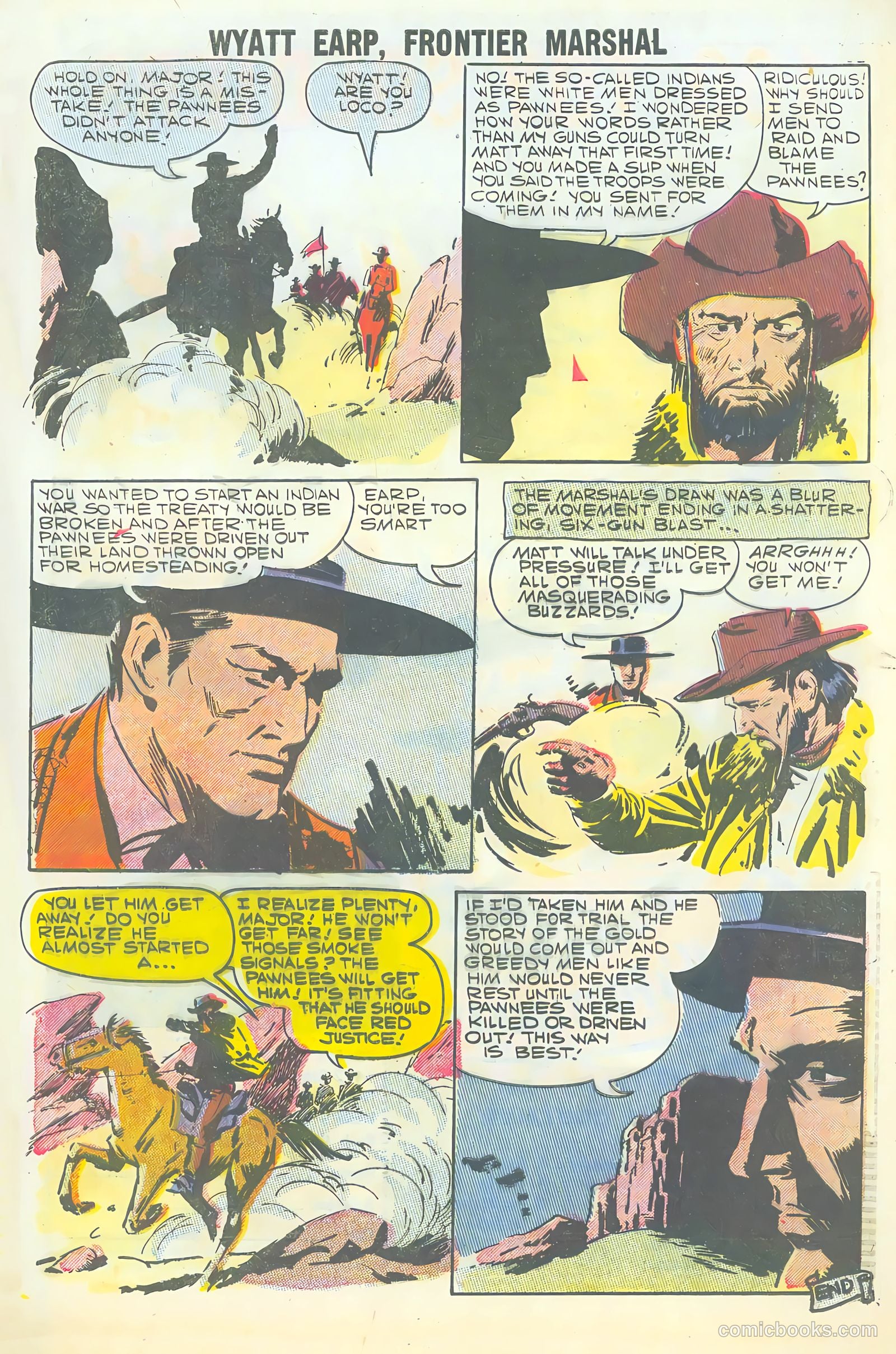 Wyatt Earp #20 (1958) — page 65 of 68