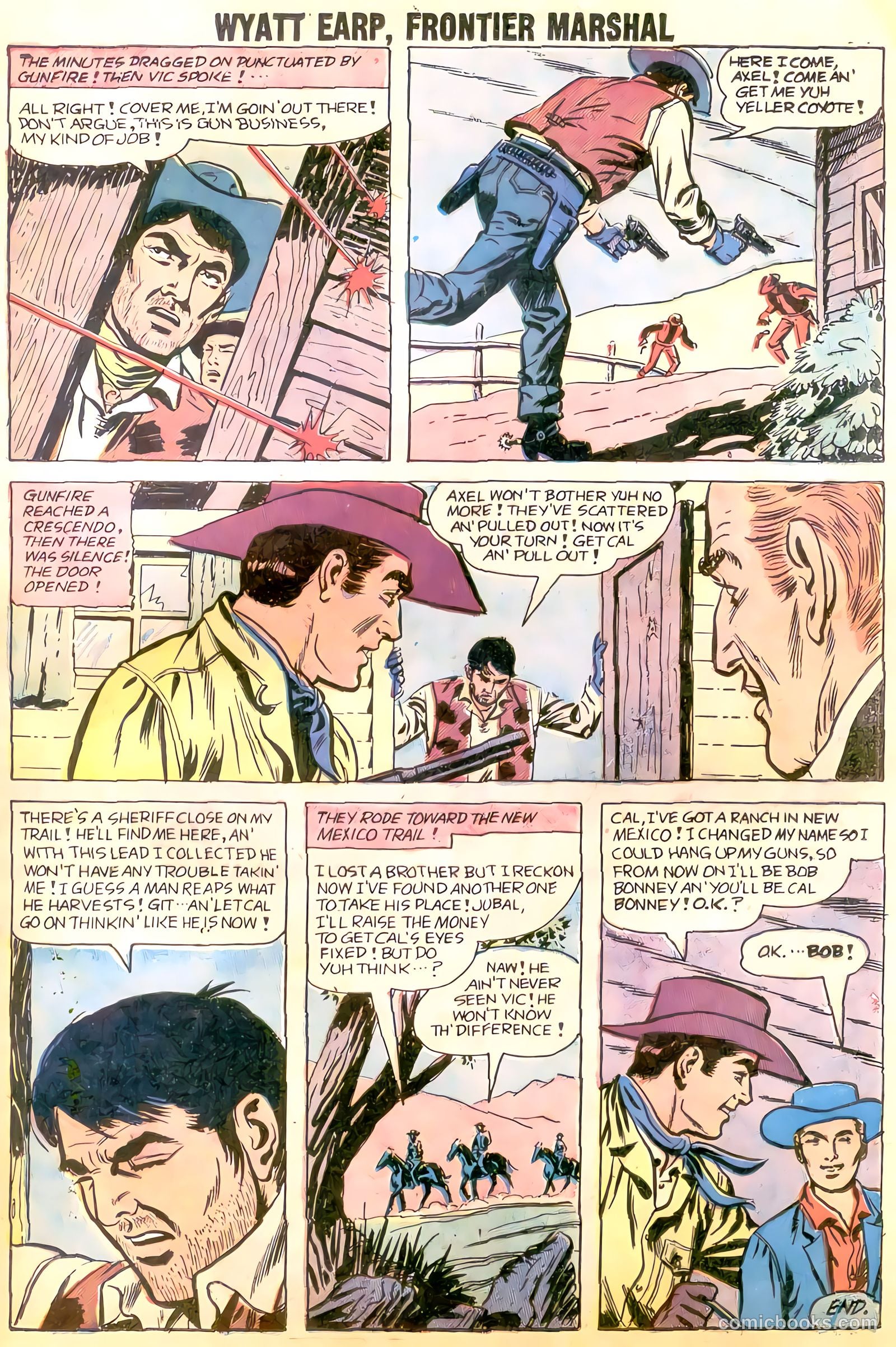 Wyatt Earp #22 (1958) — page 25 of 36