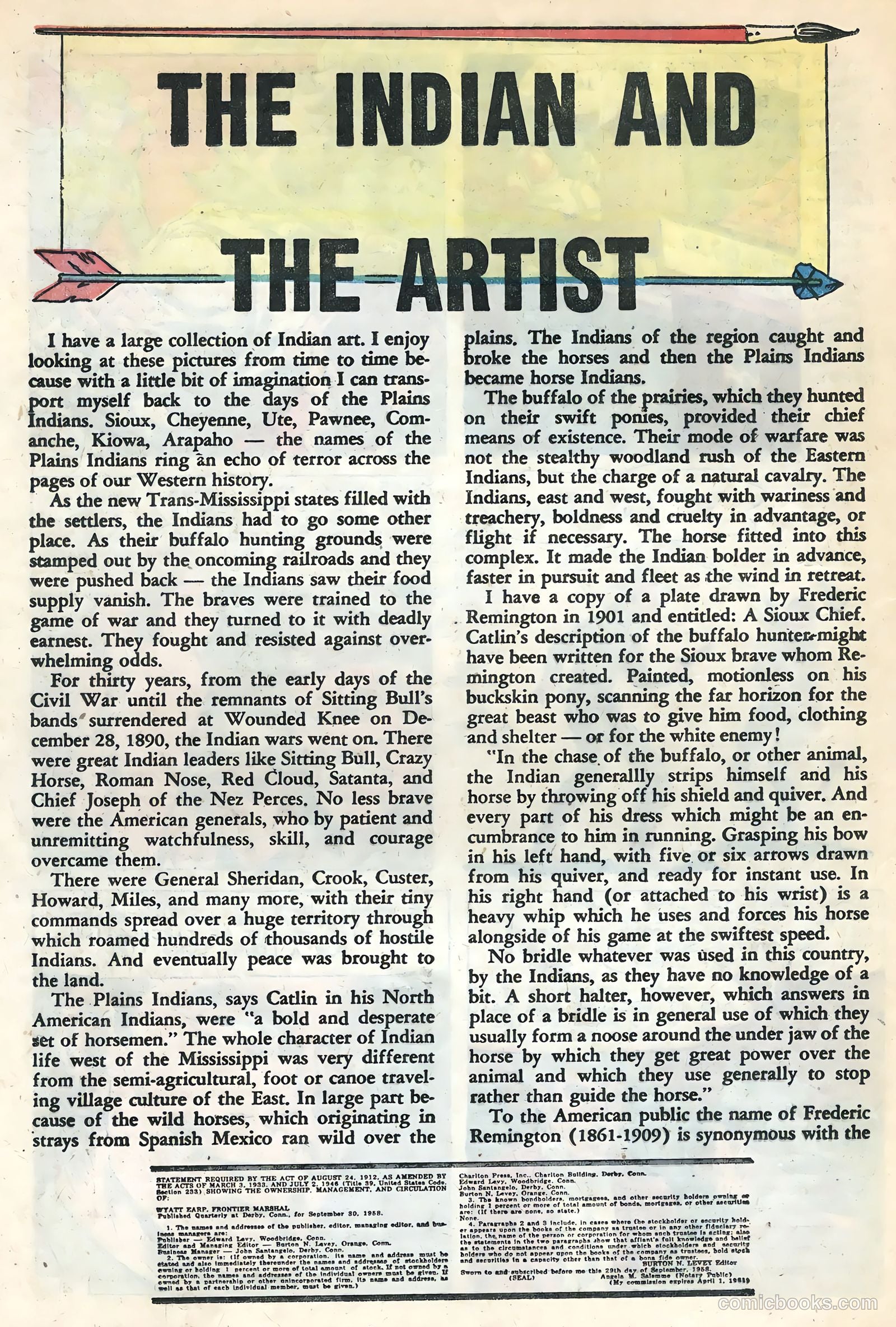 Wyatt Earp #25 (1957) — page 20 of 36