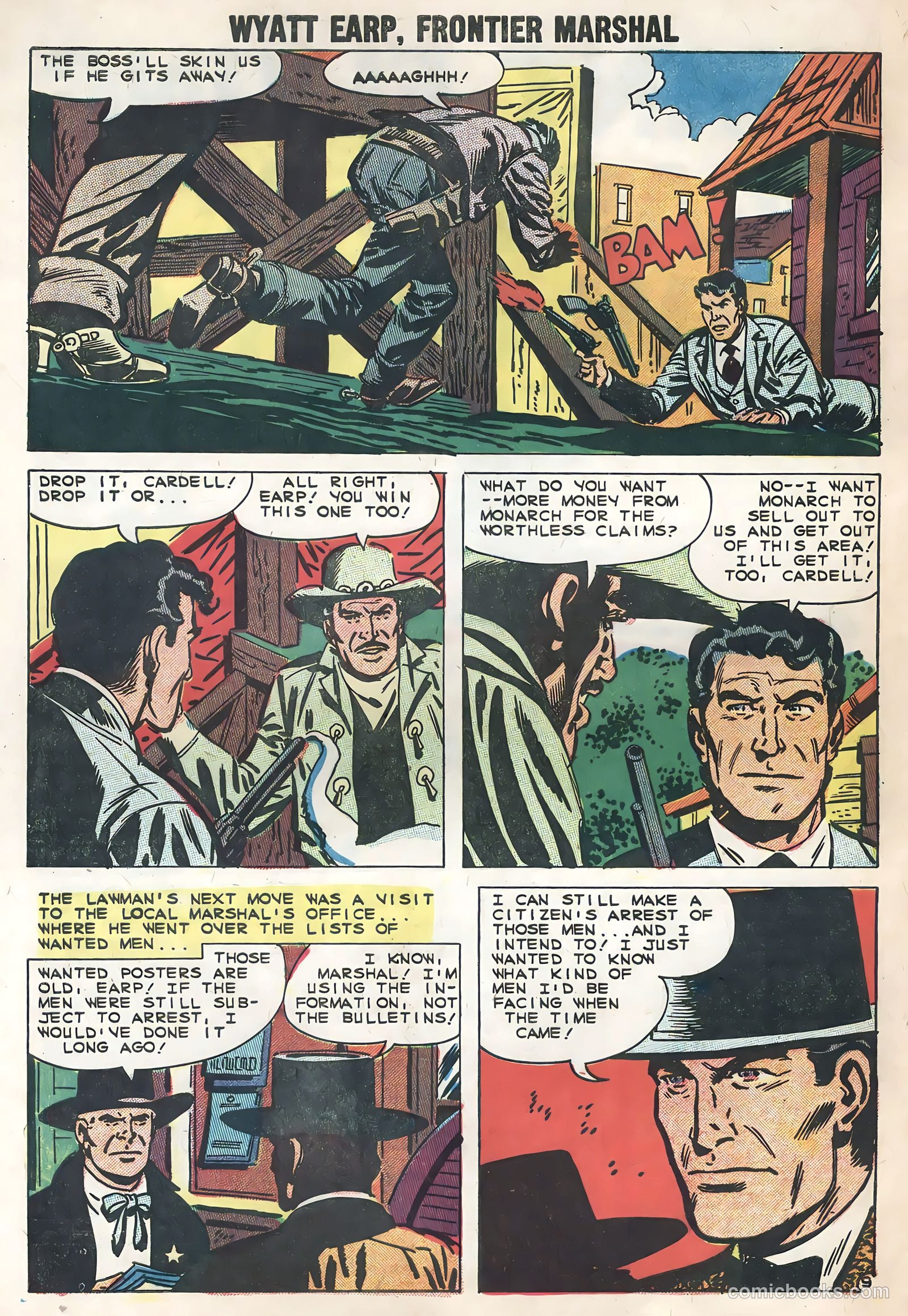 Wyatt Earp #26 (1959) — page 32 of 36