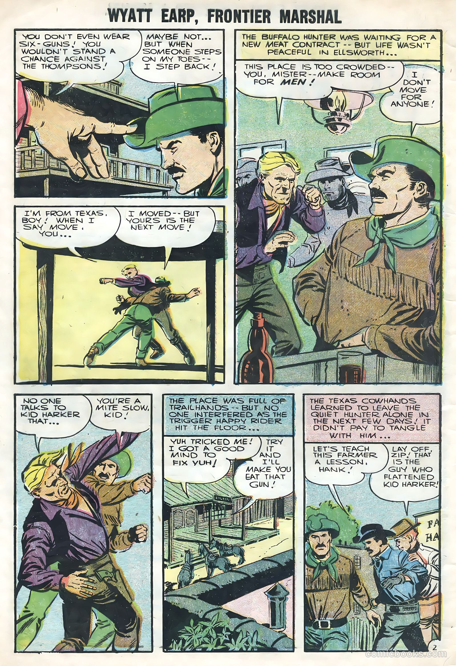 Wyatt Earp, Frontier Marshal #12 (1956) — page 4 of 36