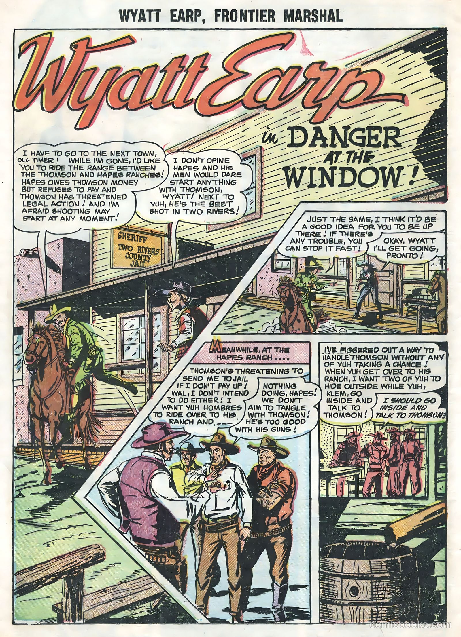 Wyatt Earp, Frontier Marshal #12 (1956) — page 12 of 36