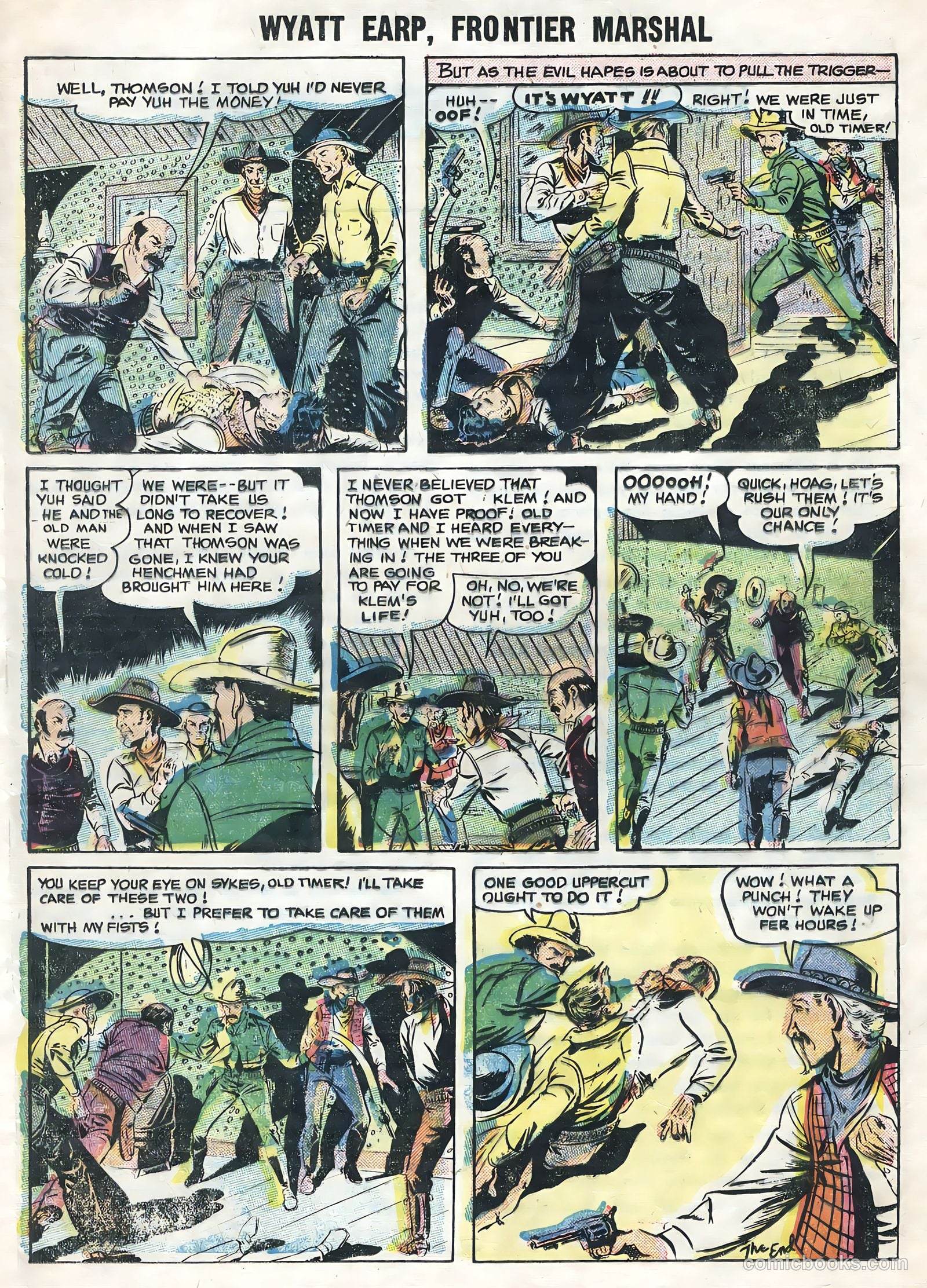 Wyatt Earp, Frontier Marshal #12 (1956) — page 17 of 36
