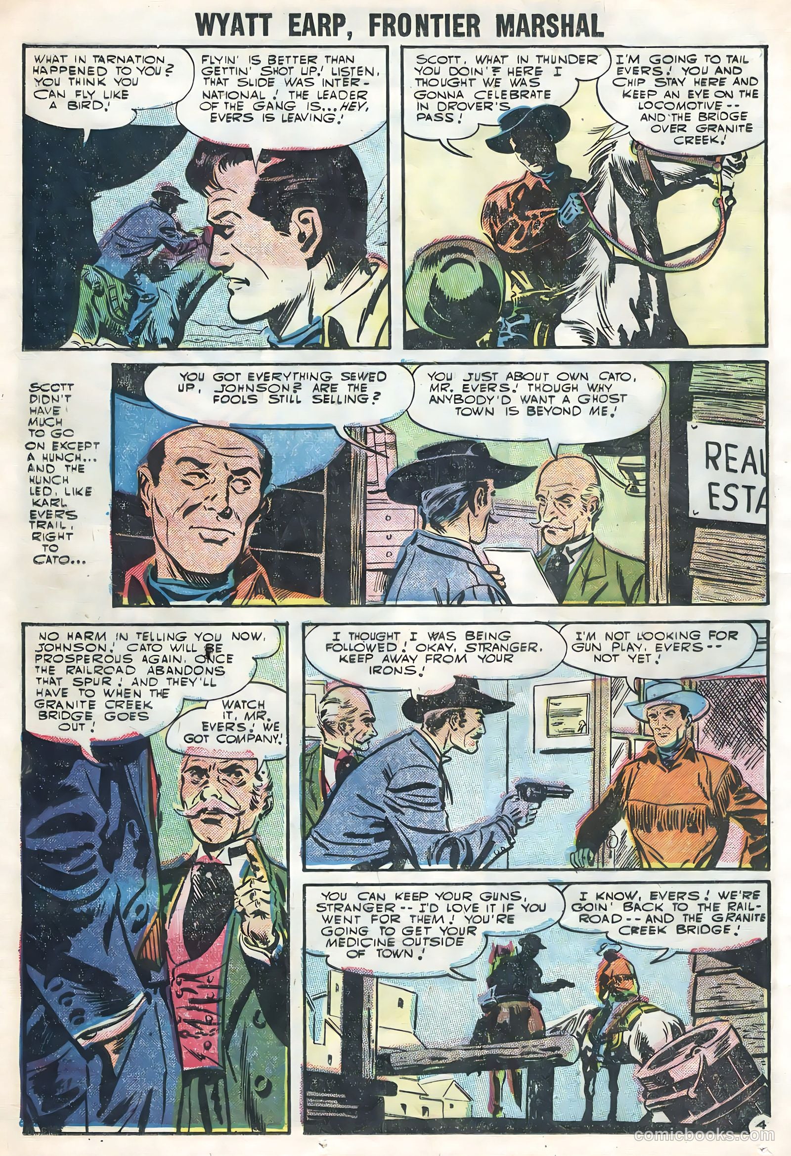 Wyatt Earp, Frontier Marshal #12 (1956) — page 24 of 36