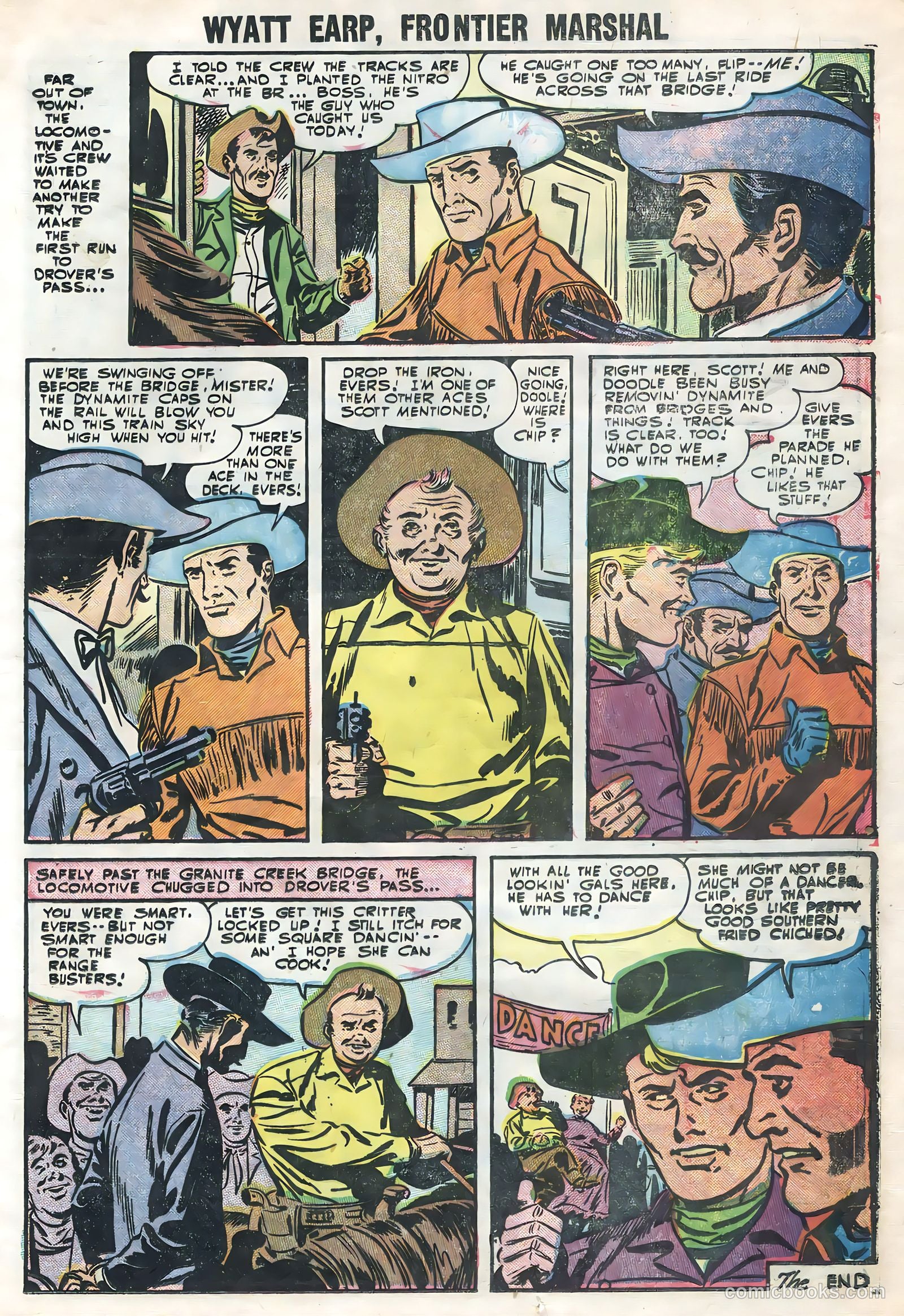 Wyatt Earp, Frontier Marshal #12 (1956) — page 25 of 36