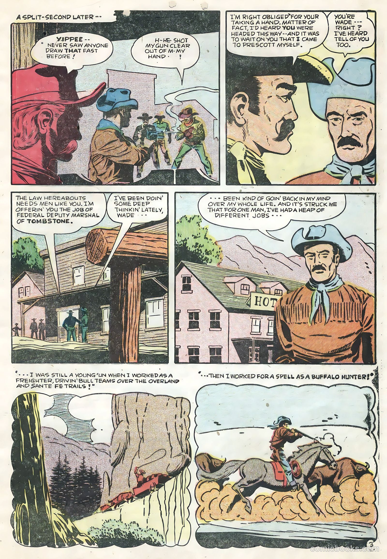 Wyatt Earp, Frontier Marshal #13 (1956) — page 5 of 36