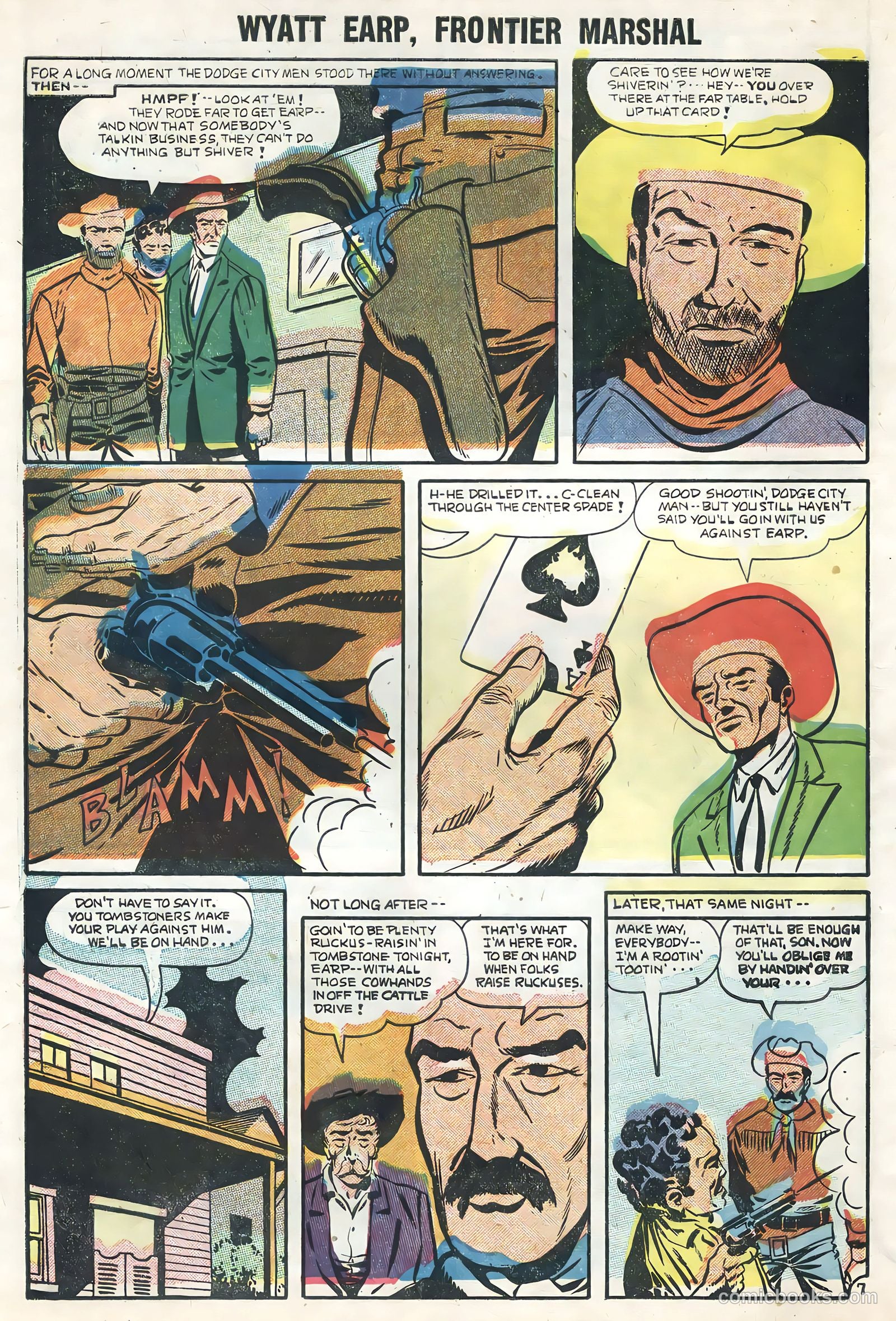 Wyatt Earp, Frontier Marshal #13 (1956) — page 10 of 36