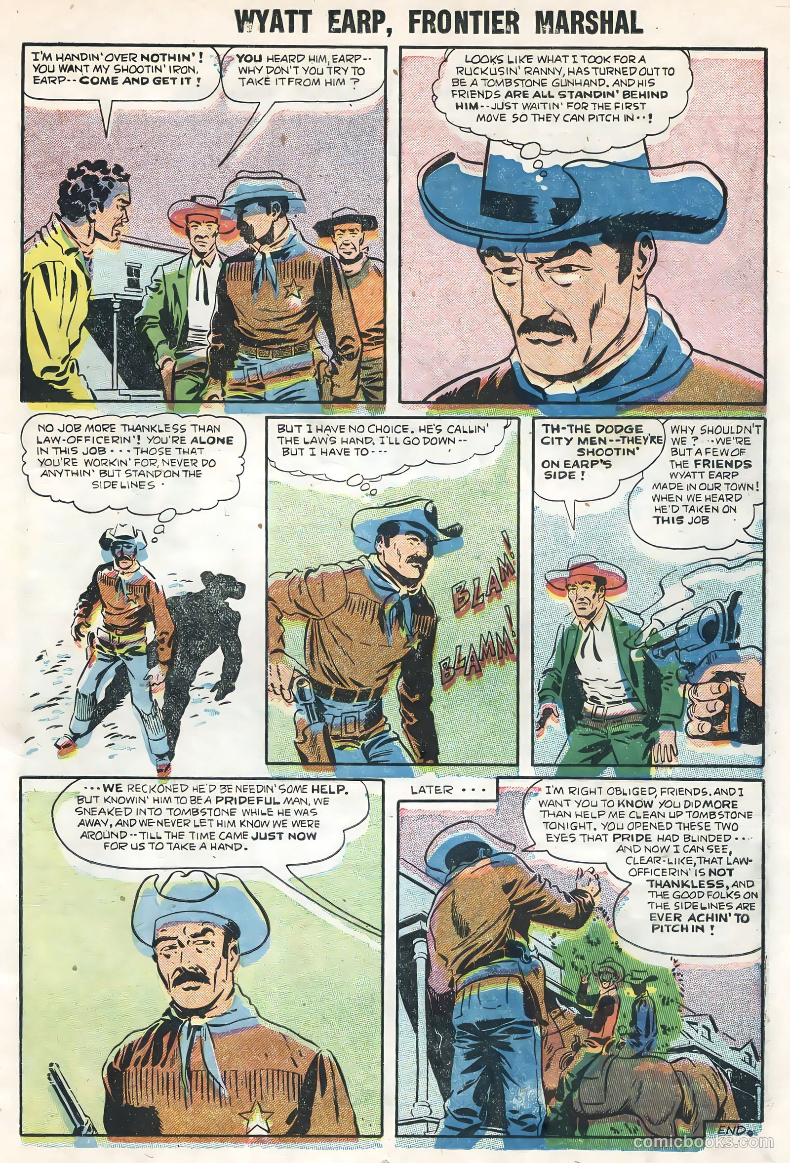 Wyatt Earp, Frontier Marshal #13 (1956) — page 11 of 36