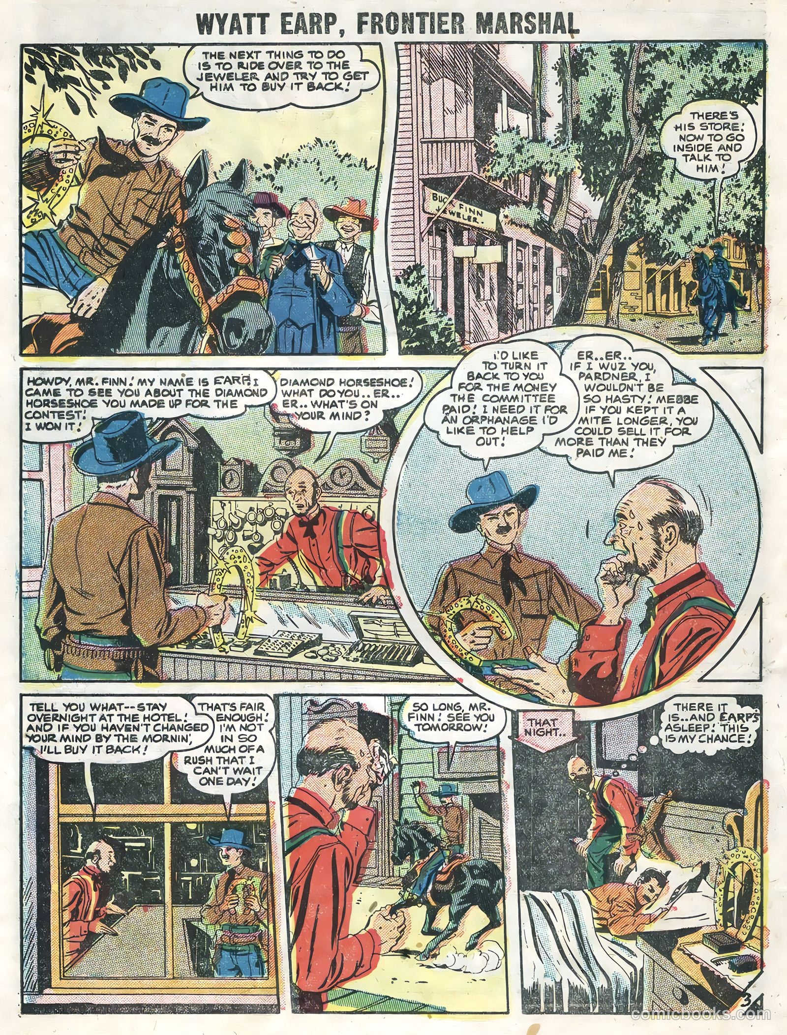 Wyatt Earp, Frontier Marshal #13 (1956) — page 14 of 36