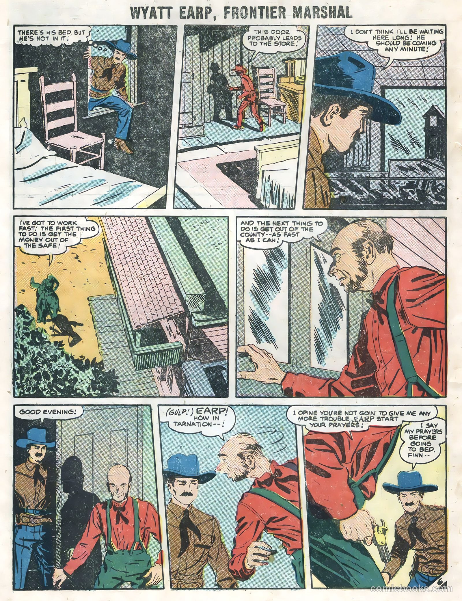 Wyatt Earp, Frontier Marshal #13 (1956) — page 18 of 36