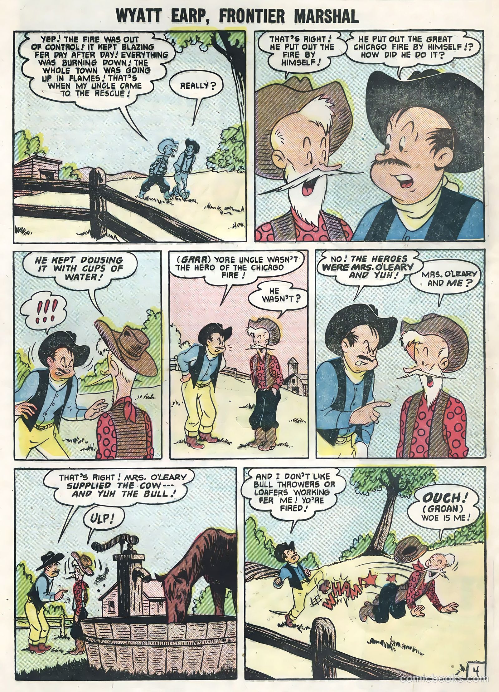 Wyatt Earp, Frontier Marshal #13 (1956) — page 32 of 36