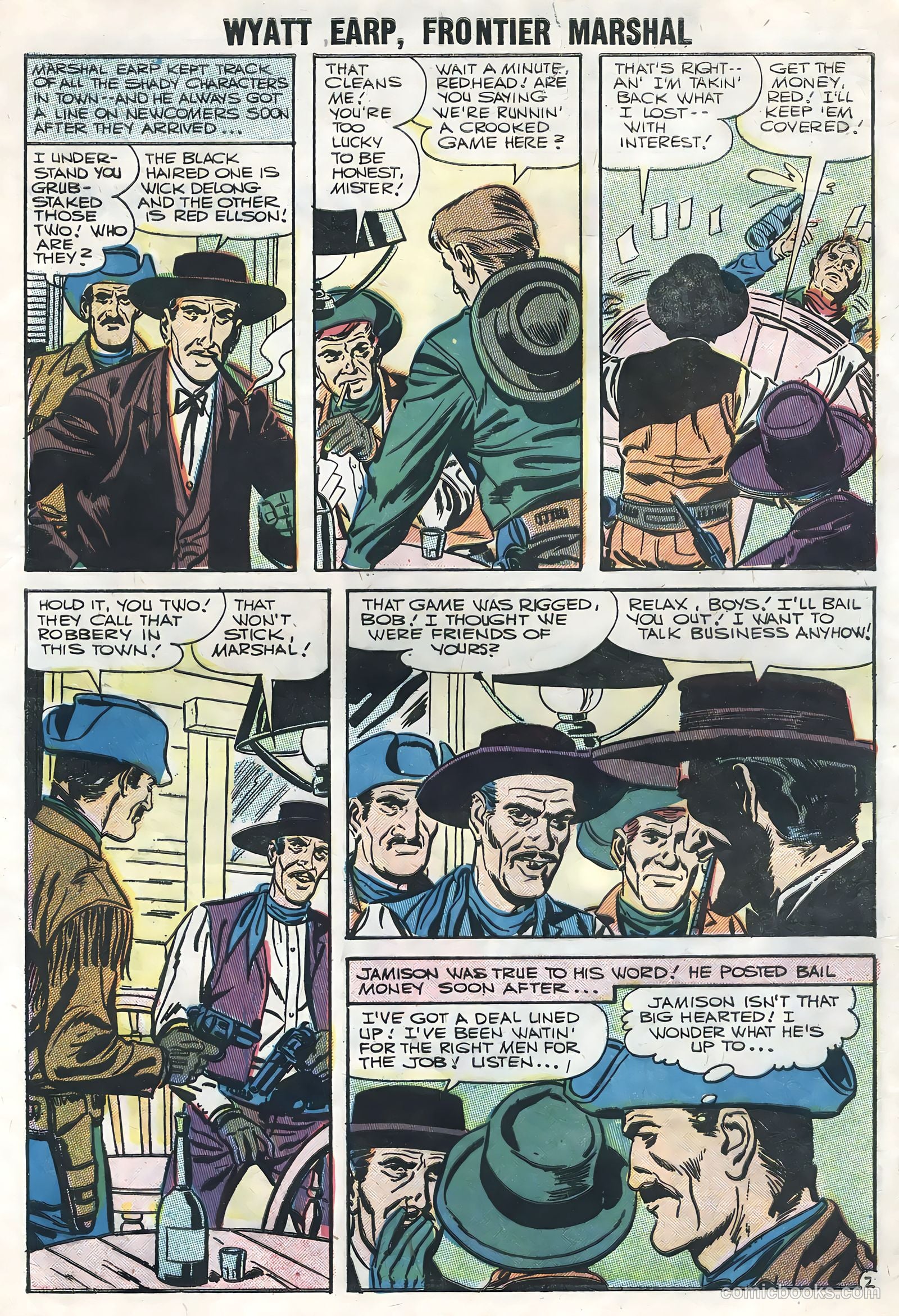 Wyatt Earp, Frontier Marshal #14 (1956) — page 4 of 36