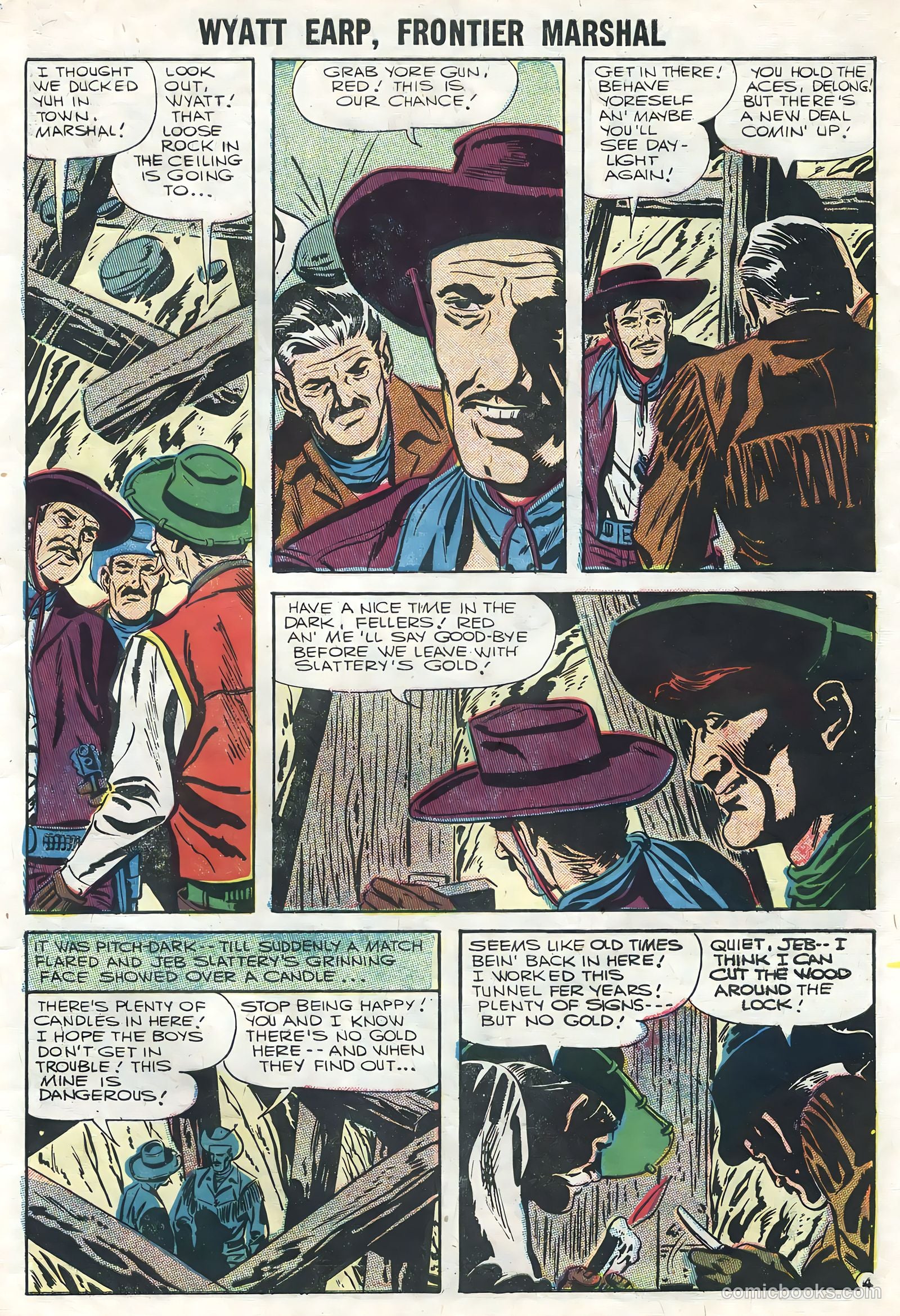 Wyatt Earp, Frontier Marshal #14 (1956) — page 7 of 36