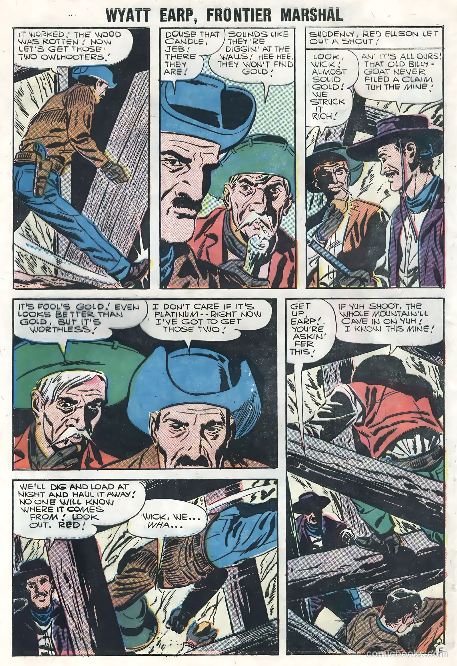 Wyatt Earp, Frontier Marshal #14 (1956) — page 8 of 36