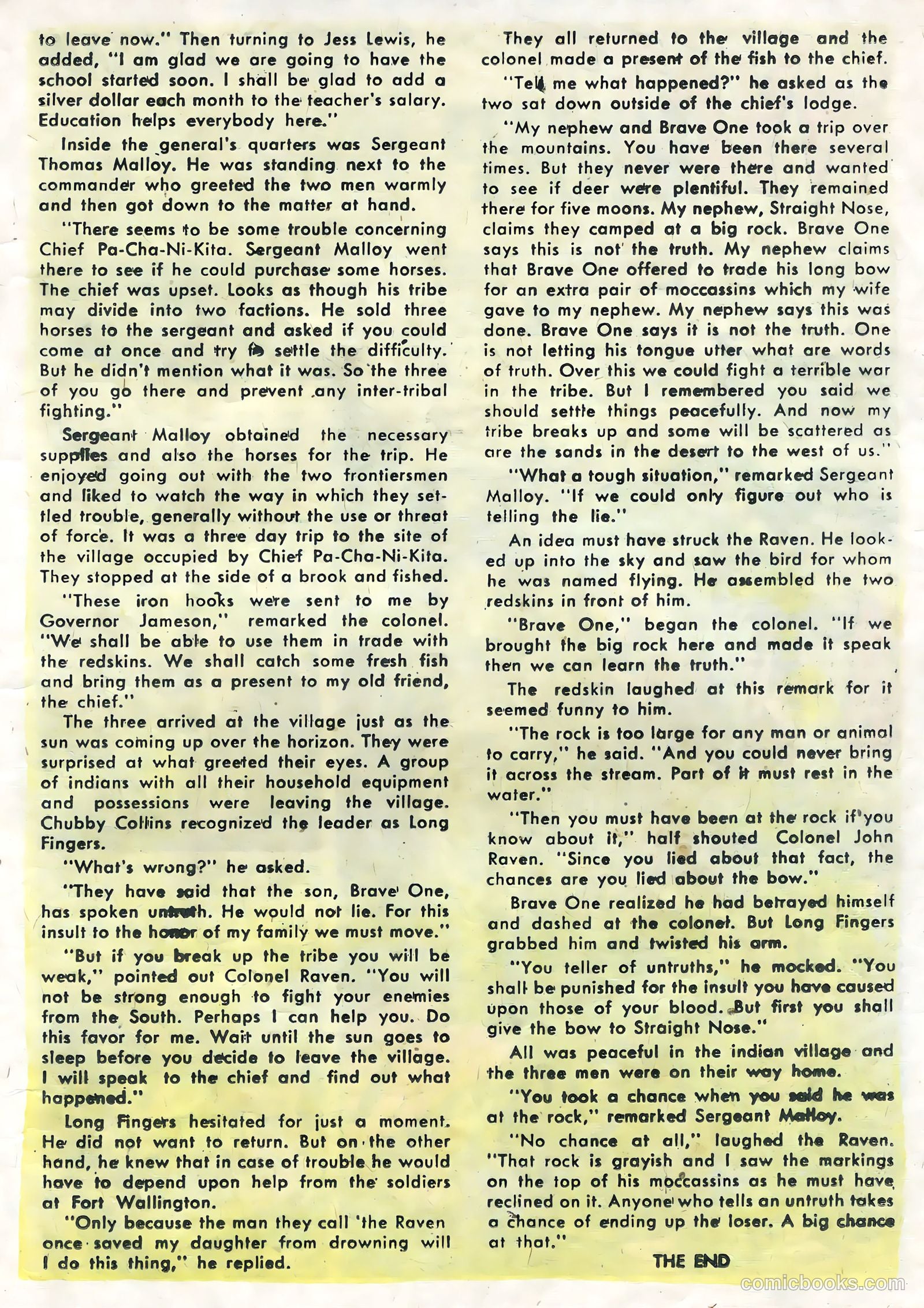 Wyatt Earp, Frontier Marshal #14 (1956) — page 19 of 36