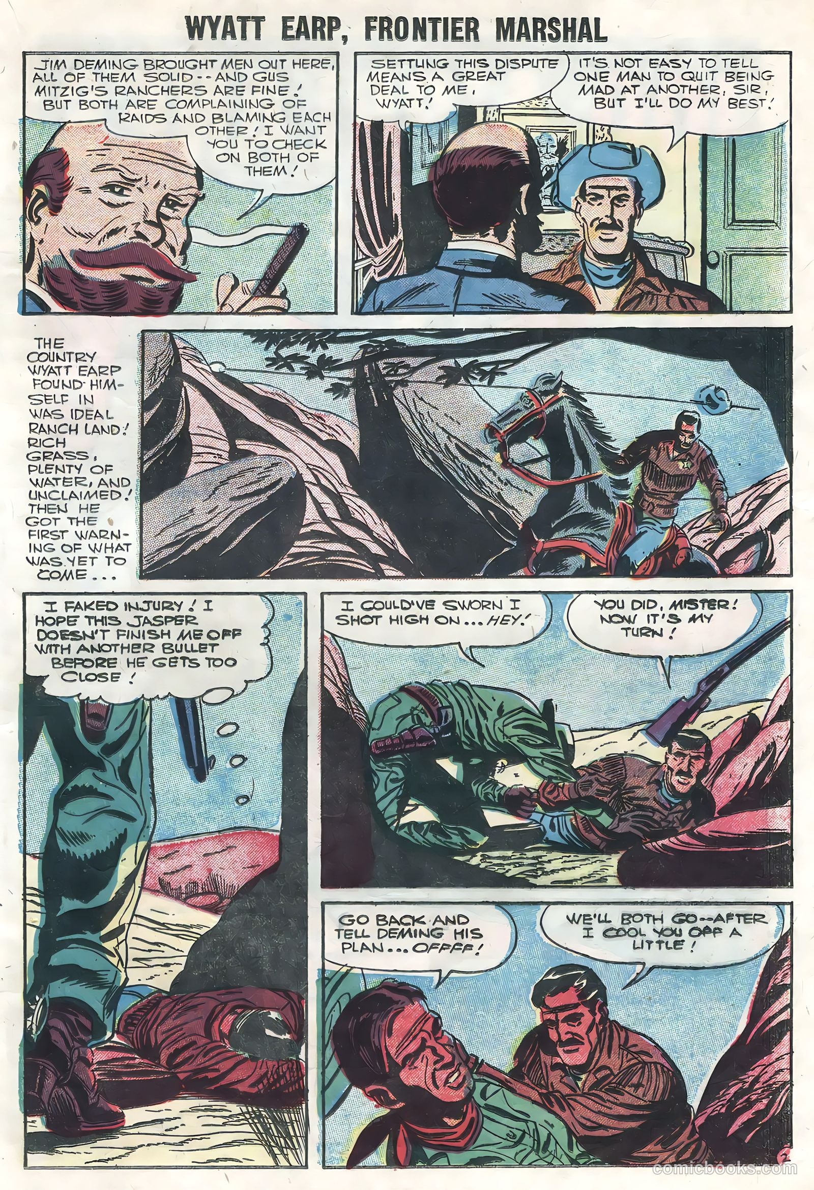 Wyatt Earp, Frontier Marshal #14 (1956) — page 21 of 36