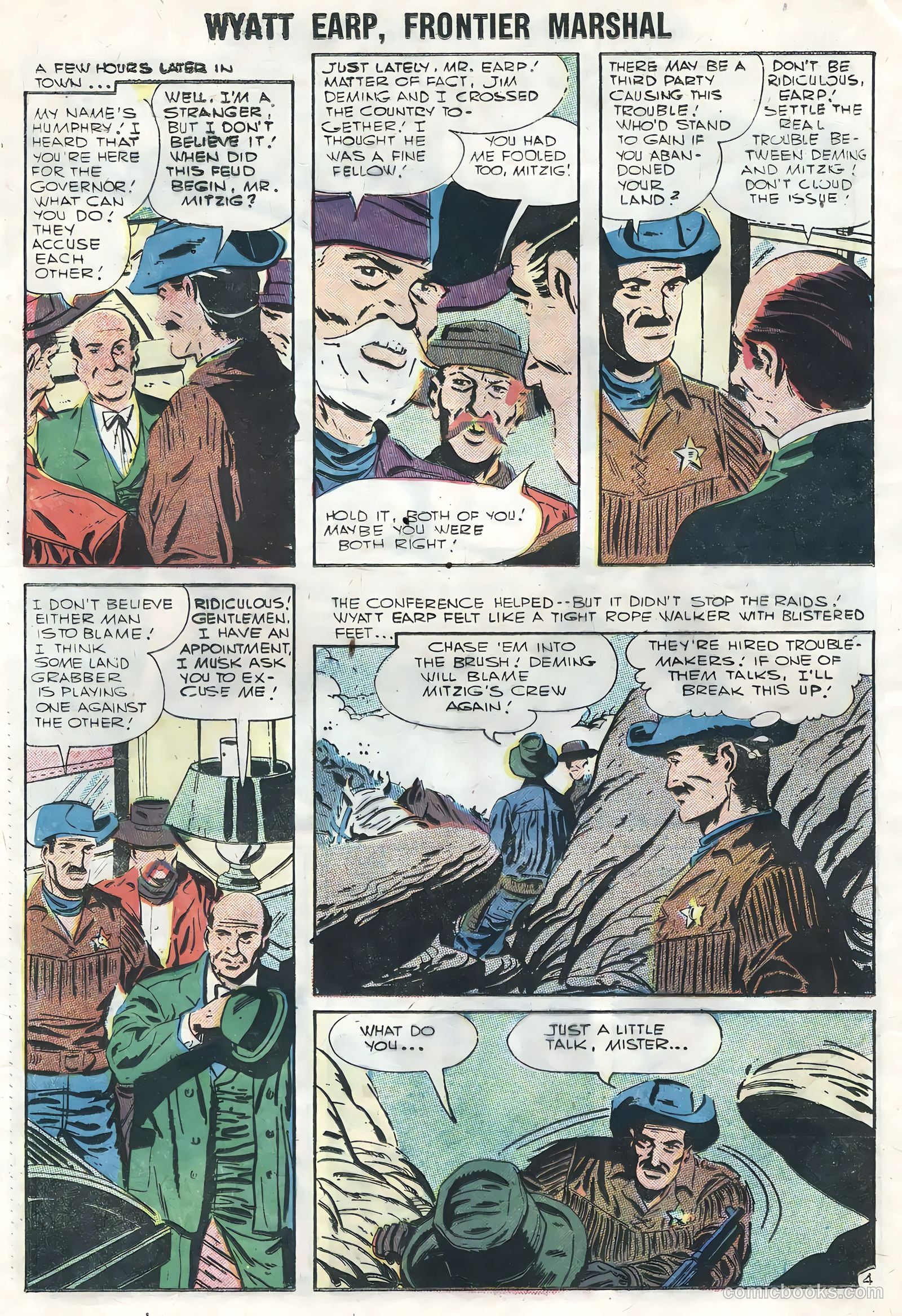 Wyatt Earp, Frontier Marshal #14 (1956) — page 24 of 36