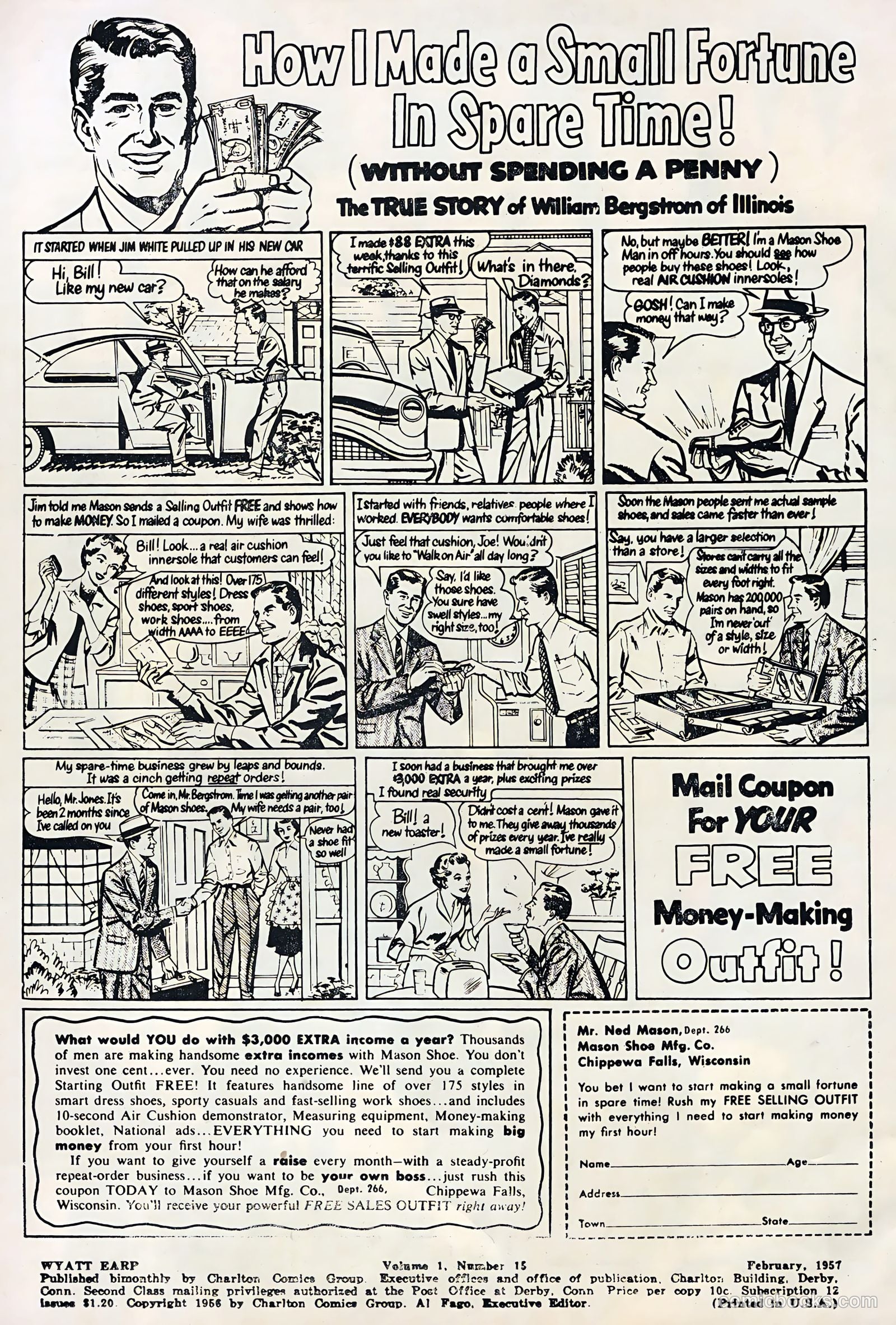 Wyatt Earp, Frontier Marshal #15 (1957) — page 2 of 36