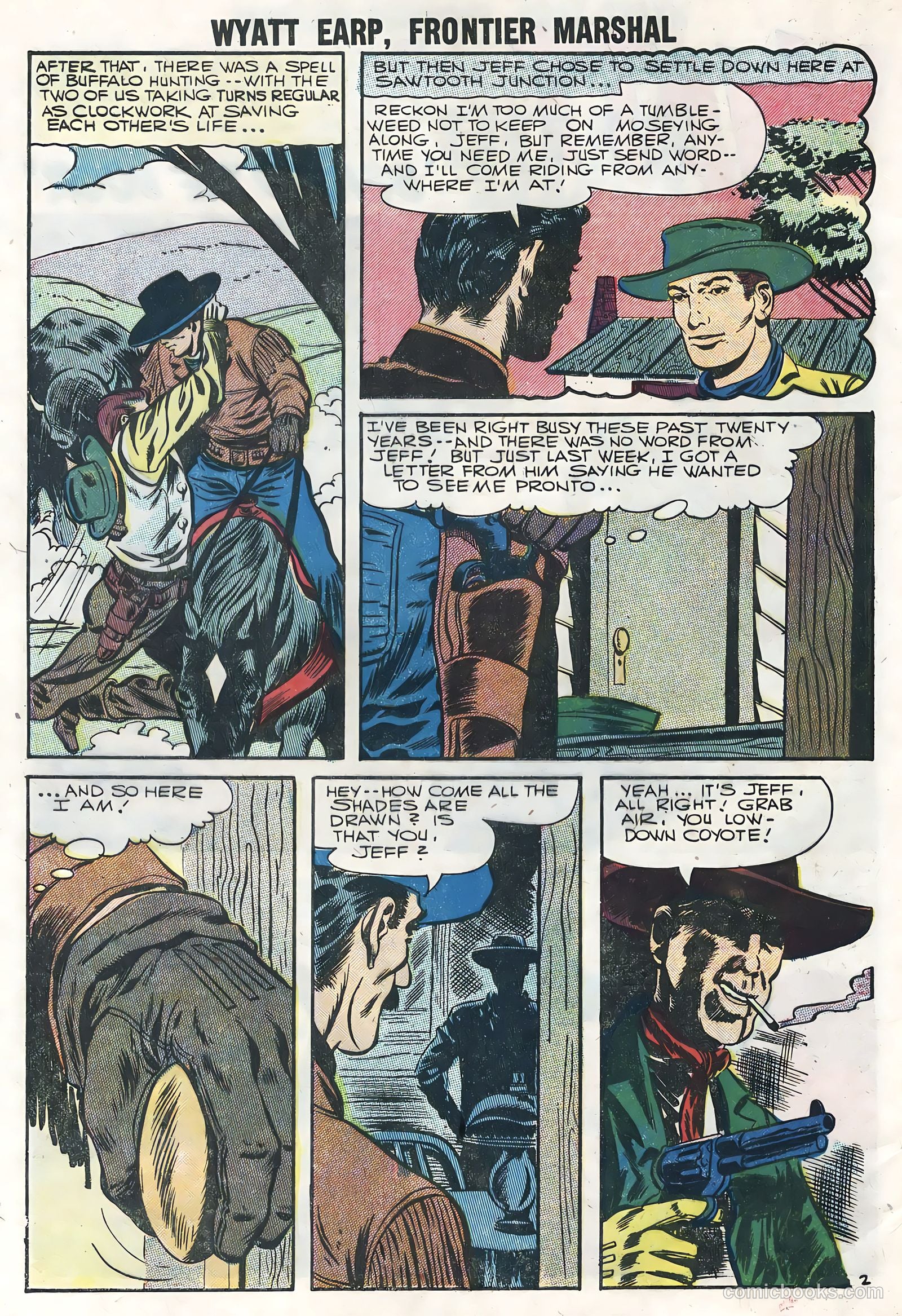 Wyatt Earp, Frontier Marshal #15 (1957) — page 4 of 36