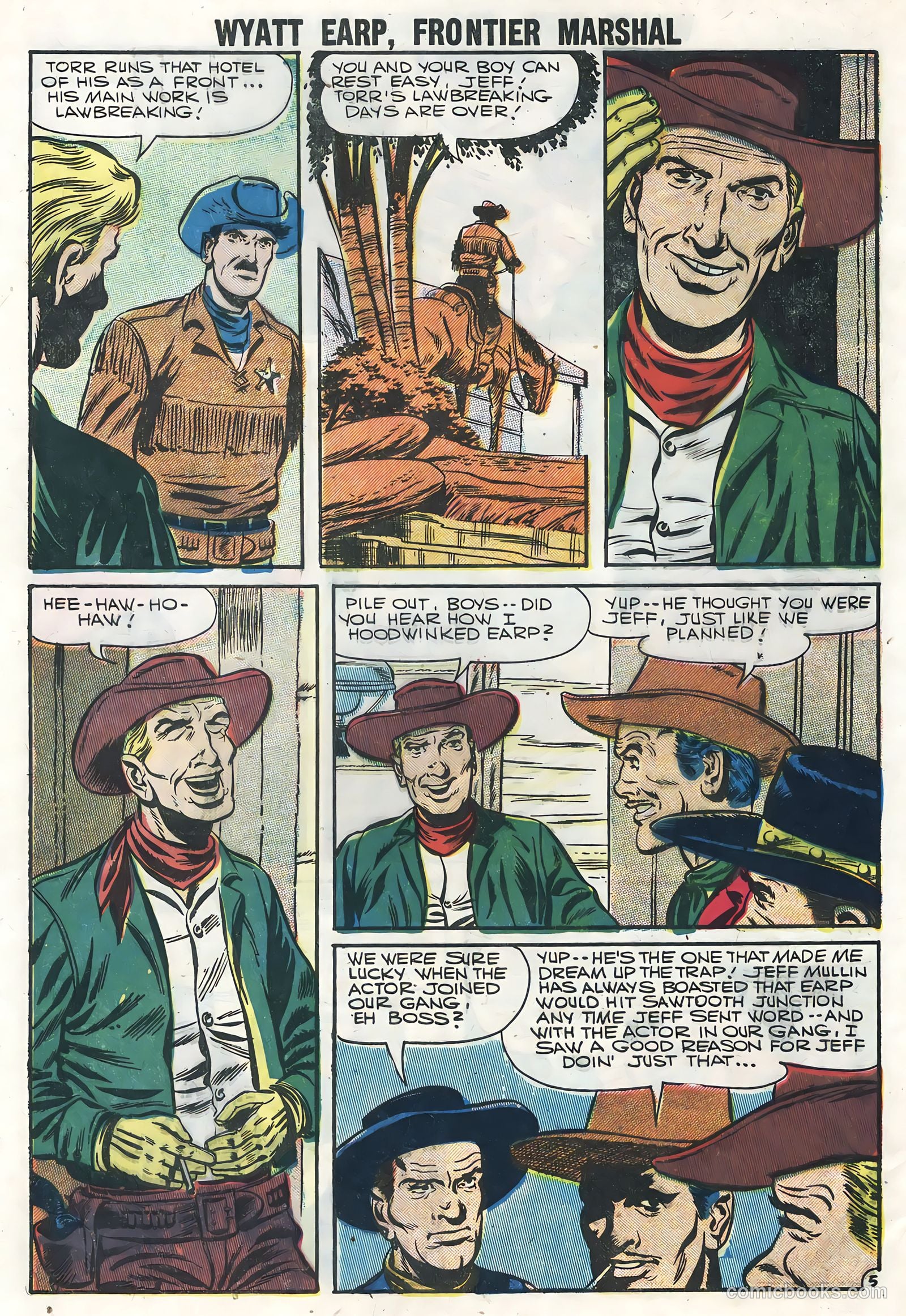 Wyatt Earp, Frontier Marshal #15 (1957) — page 8 of 36