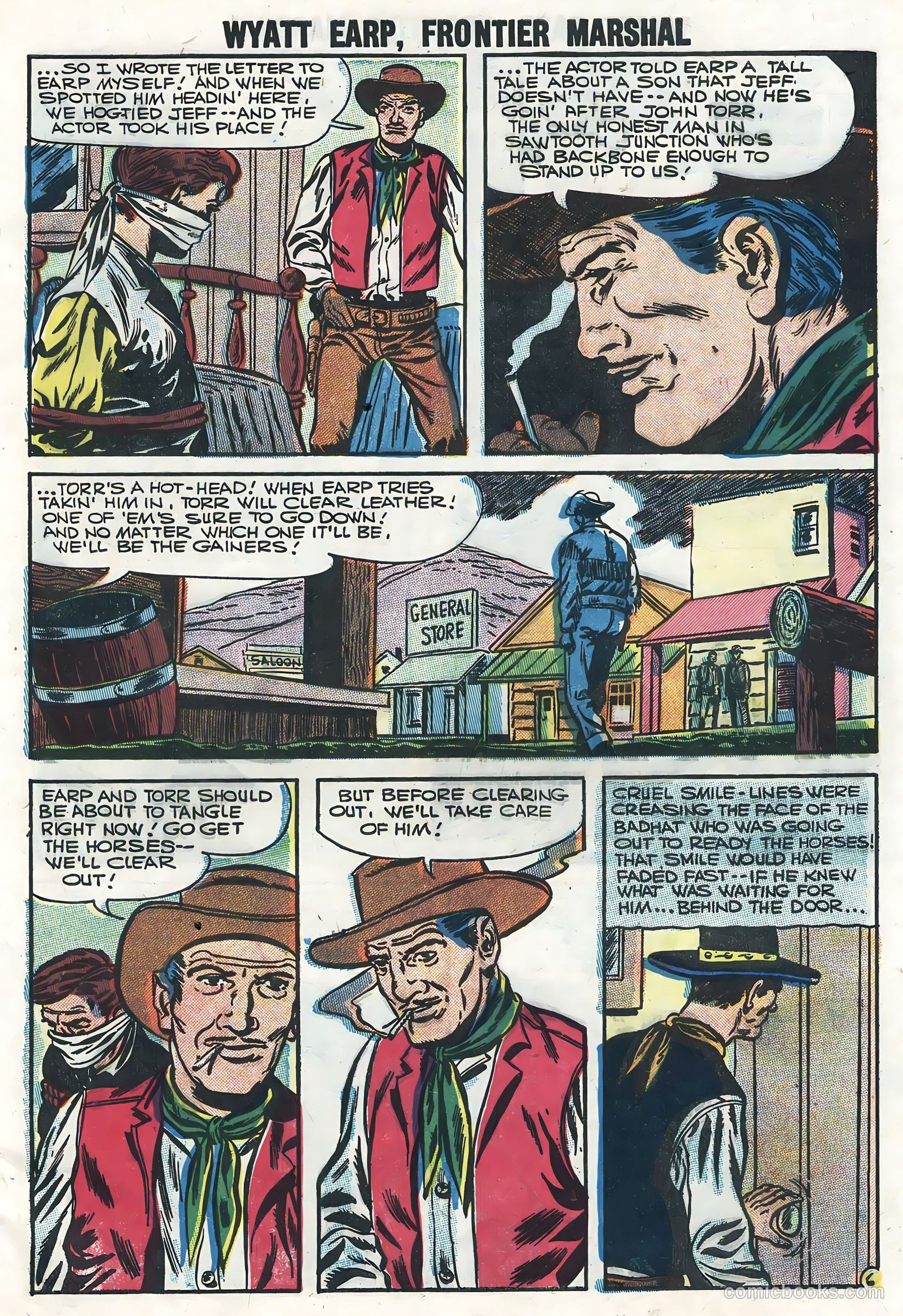 Wyatt Earp, Frontier Marshal #15 (1957) — page 9 of 36