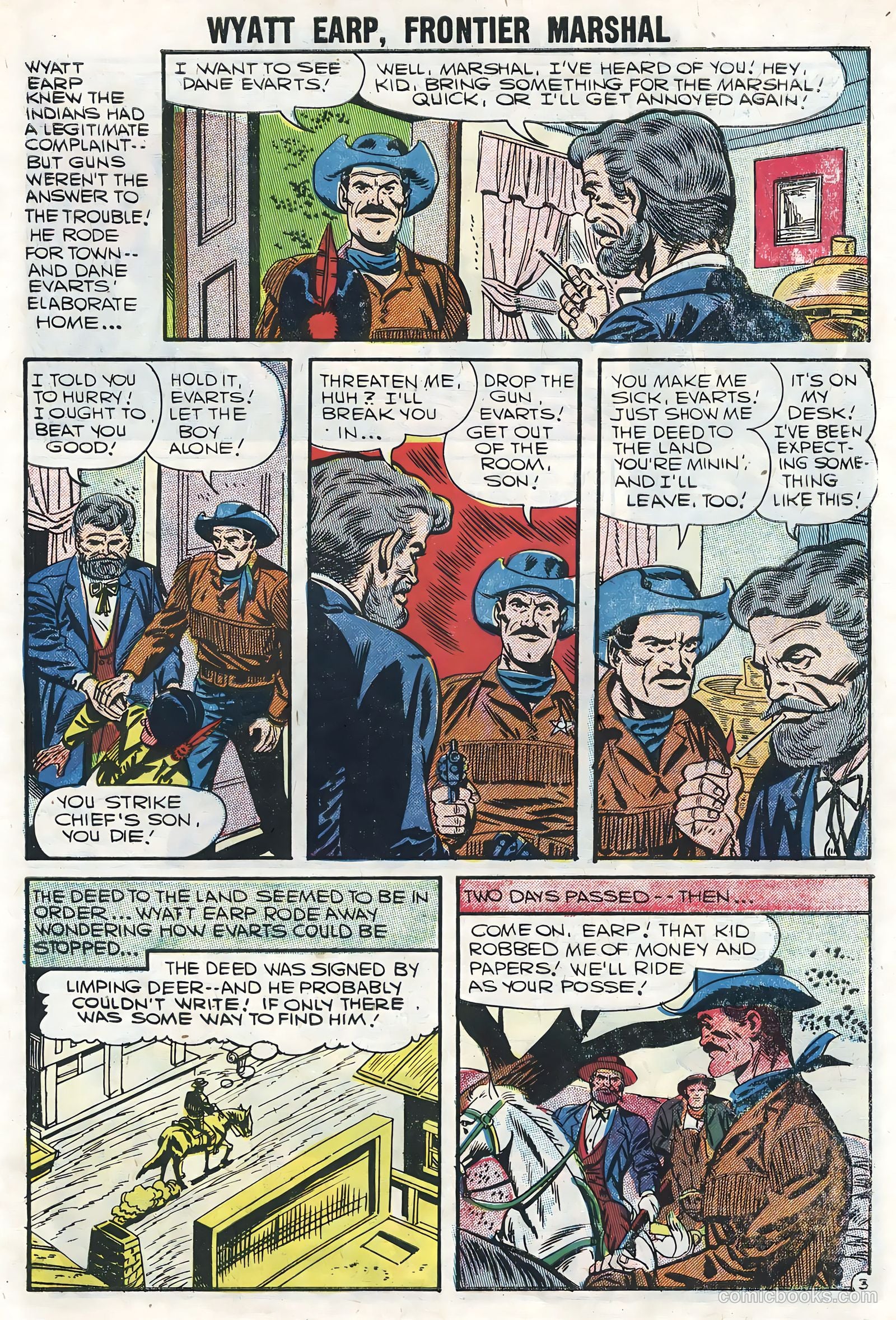 Wyatt Earp, Frontier Marshal #15 (1957) — page 27 of 36