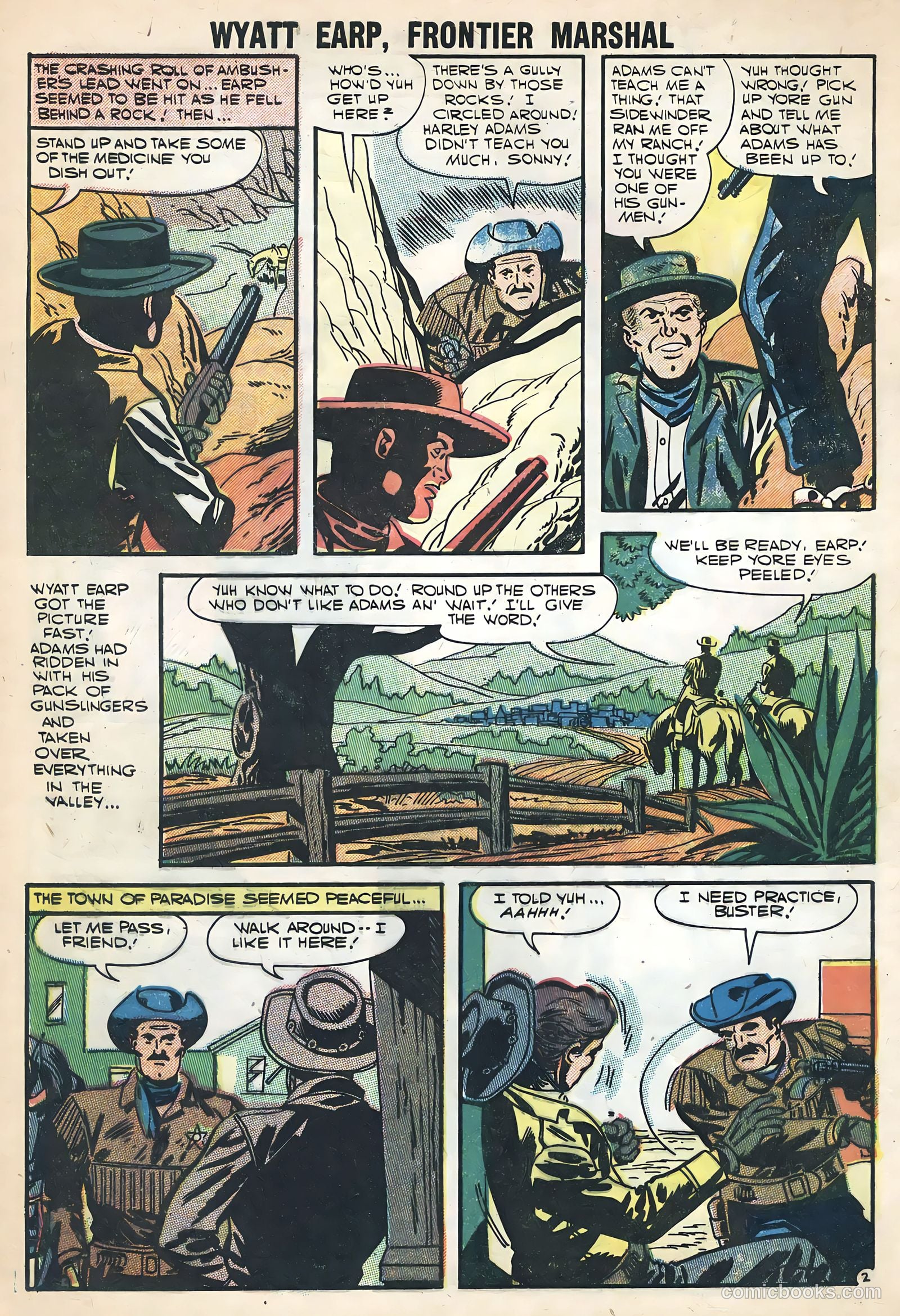 Wyatt Earp, Frontier Marshal #17 (1957) — page 4 of 24