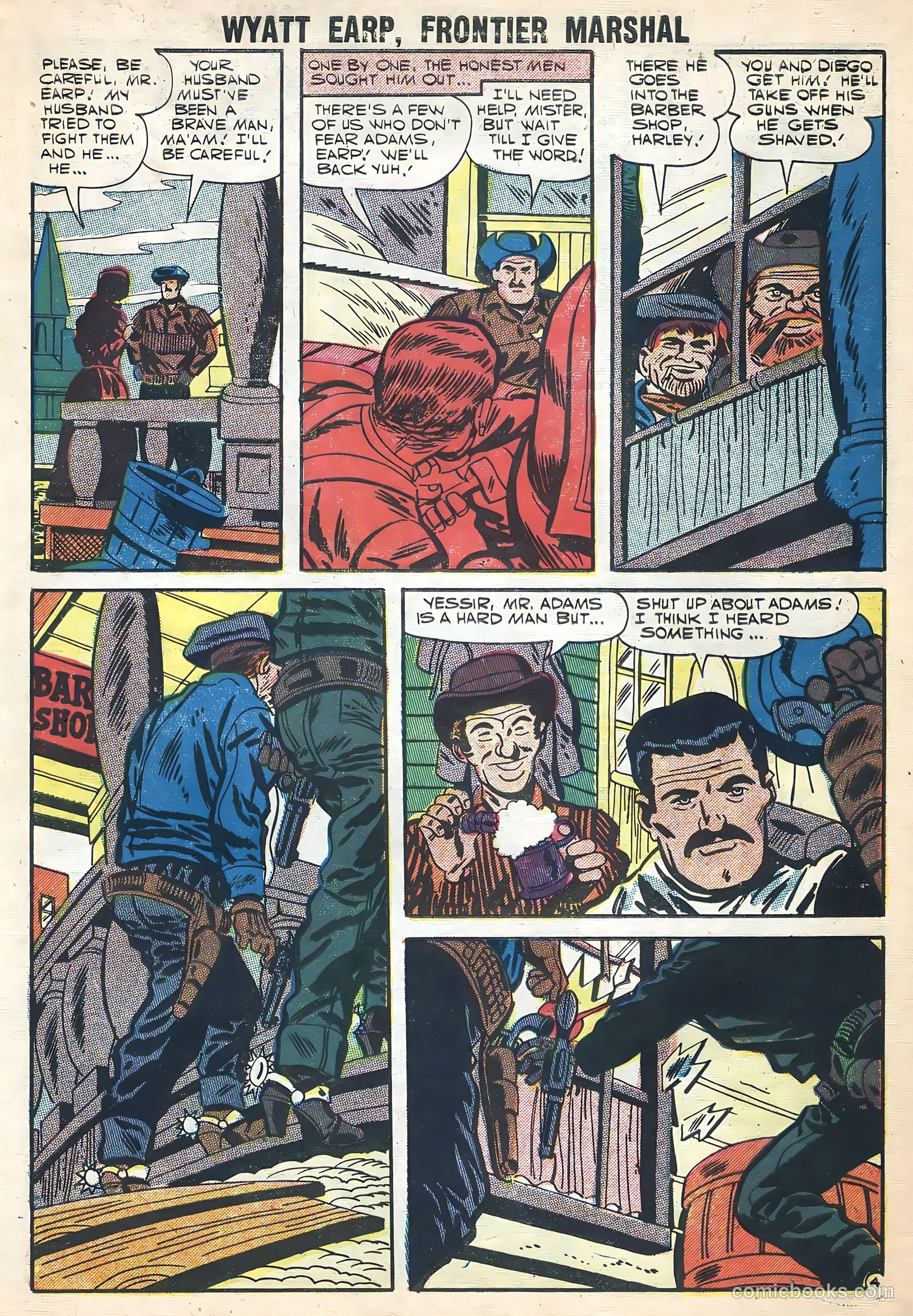 Wyatt Earp, Frontier Marshal #17 (1957) — page 7 of 24