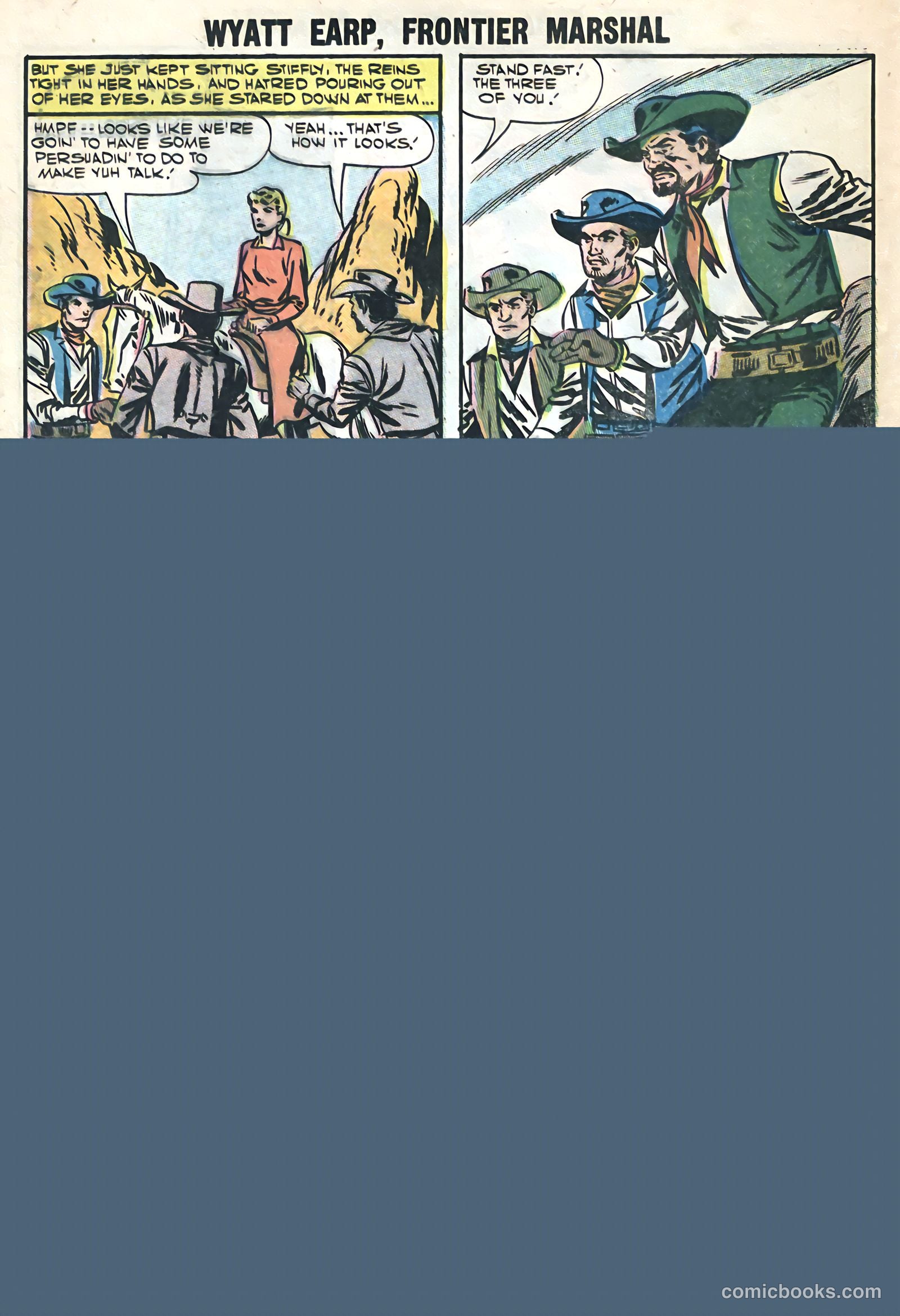 Wyatt Earp, Frontier Marshal #17 (1957) — page 24 of 24