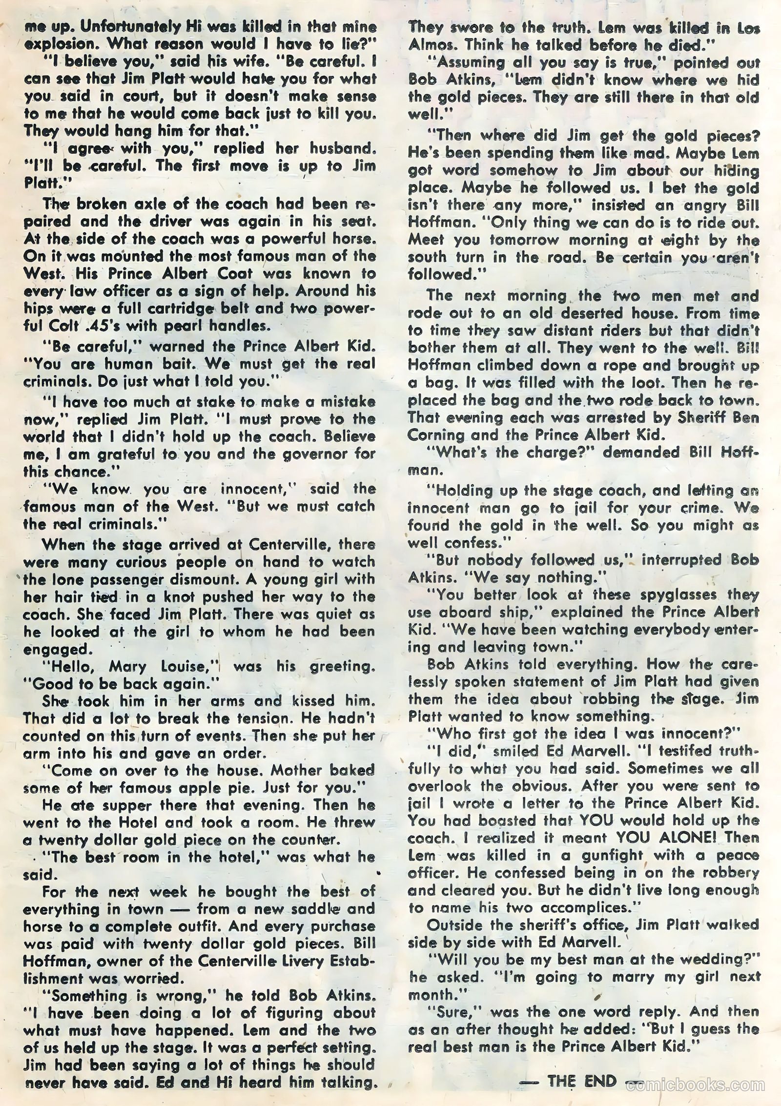Wyatt Earp, Frontier Marshal #18 (1957) — page 19 of 36
