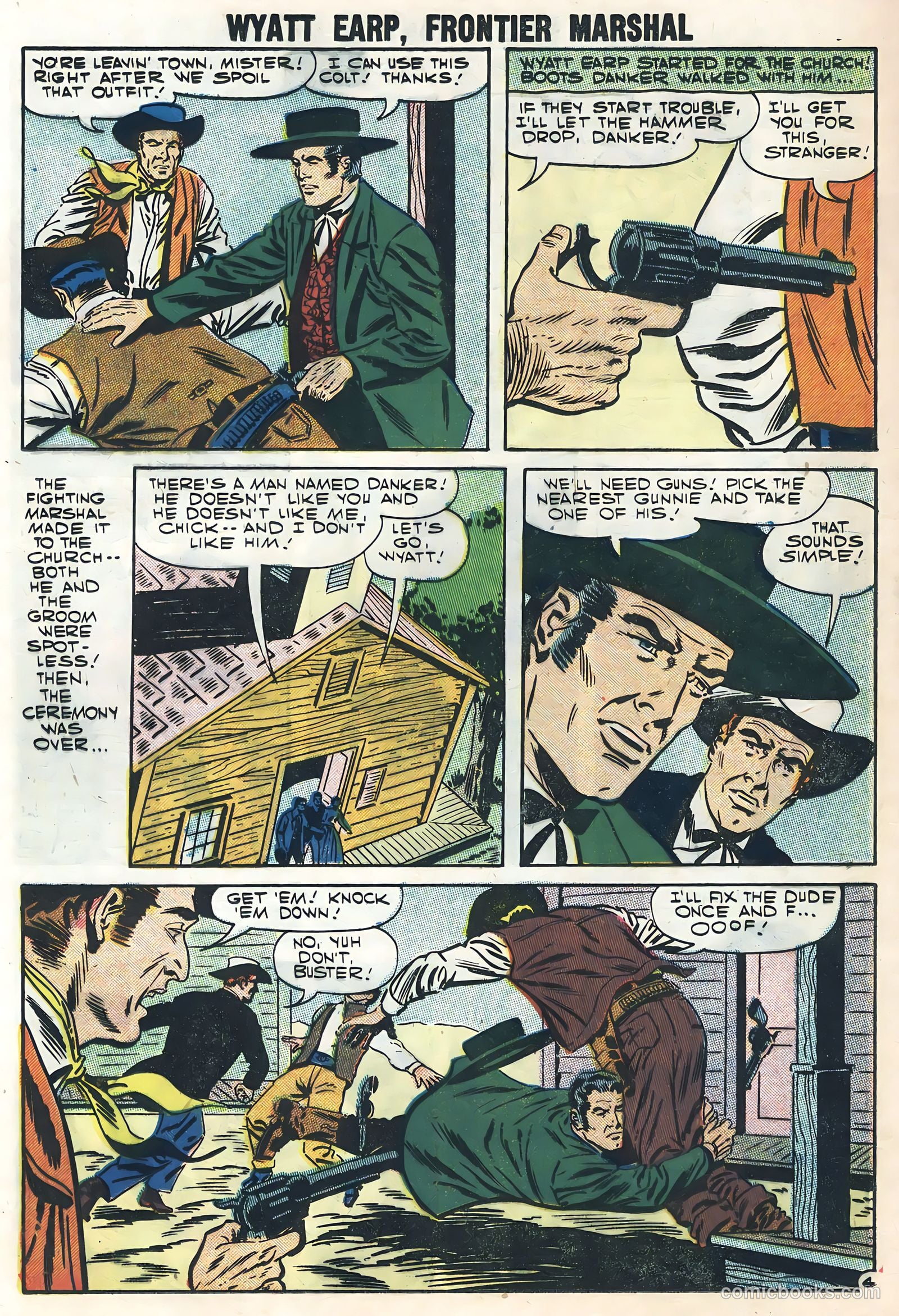 Wyatt Earp, Frontier Marshal #18 (1957) — page 24 of 36