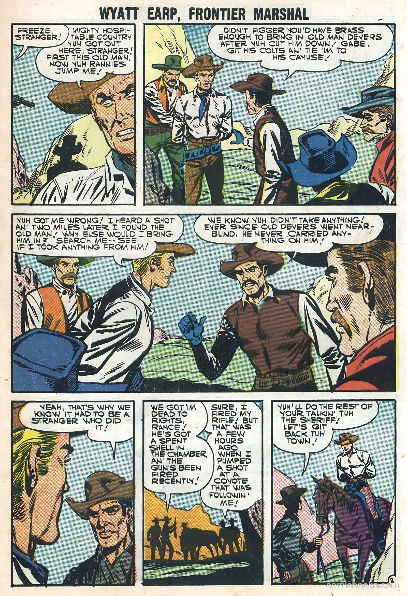 Wyatt Earp, Frontier Marshal #18 (1957) — page 27 of 36